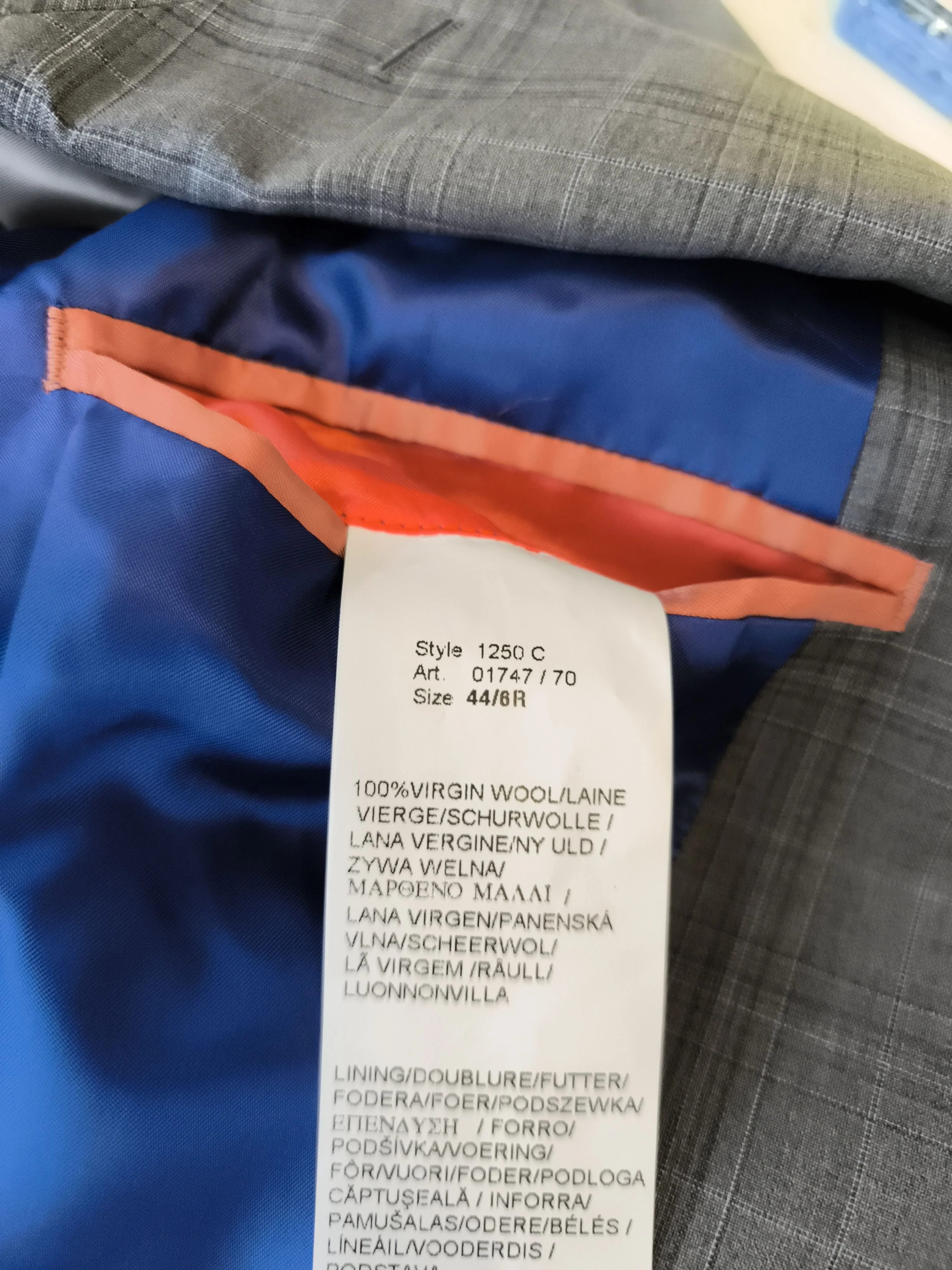 Paul Smith Men's Two Piece Suit Chest: 44 in Grey 100% Wool 2 Piece - Image 8