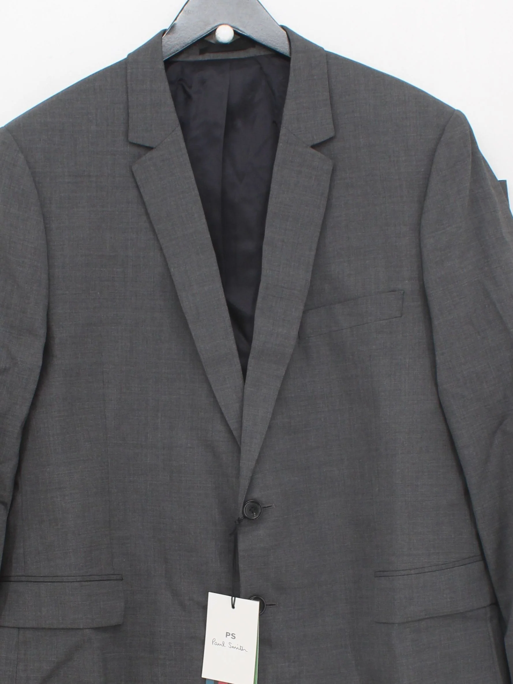Paul Smith Men's Two Piece Suit Chest: 44 in Grey Wool New with tags - Image 3