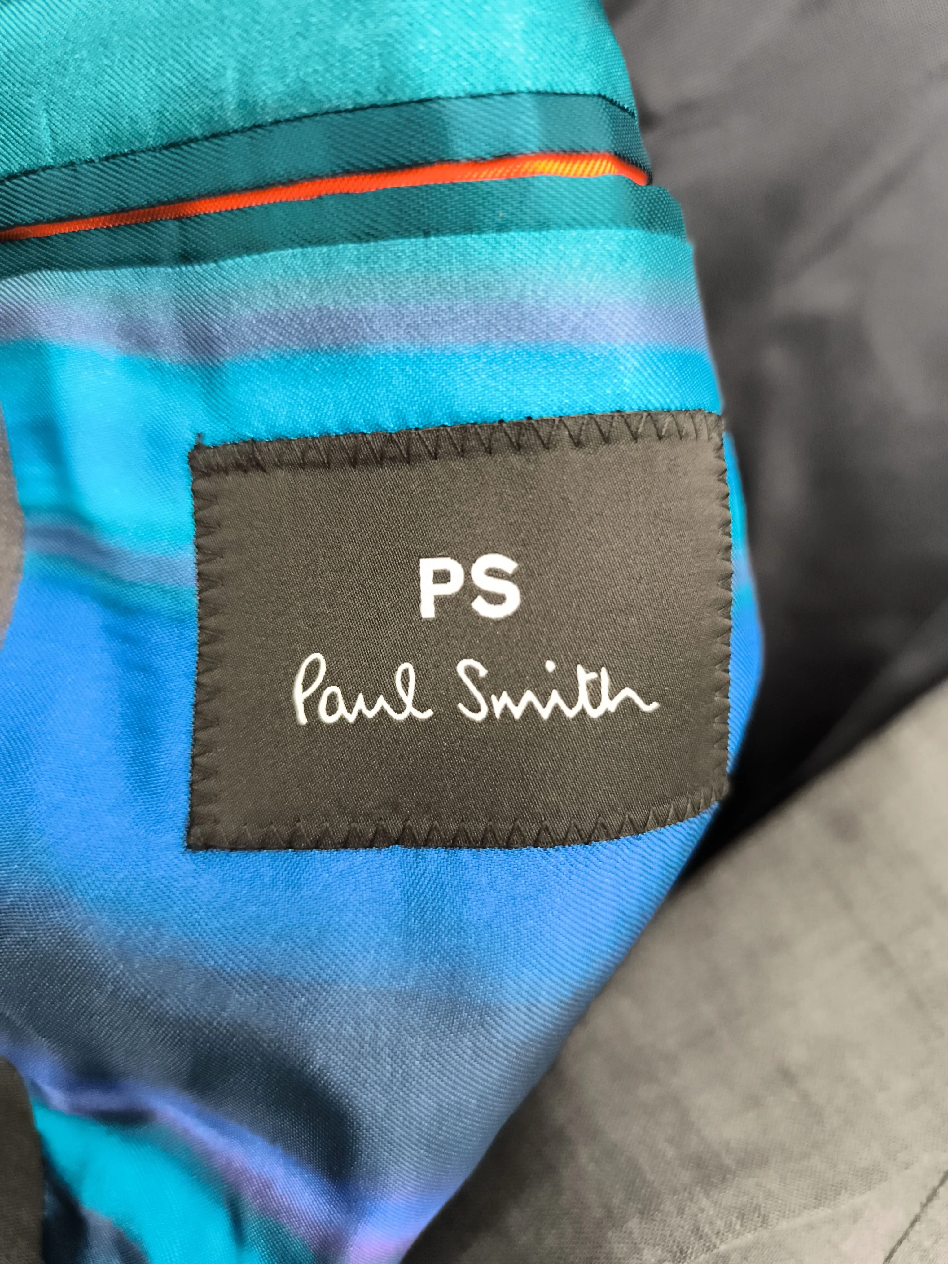 Paul Smith Men's Two Piece Suit Chest: 44 in Grey Wool New with tags - Image 6