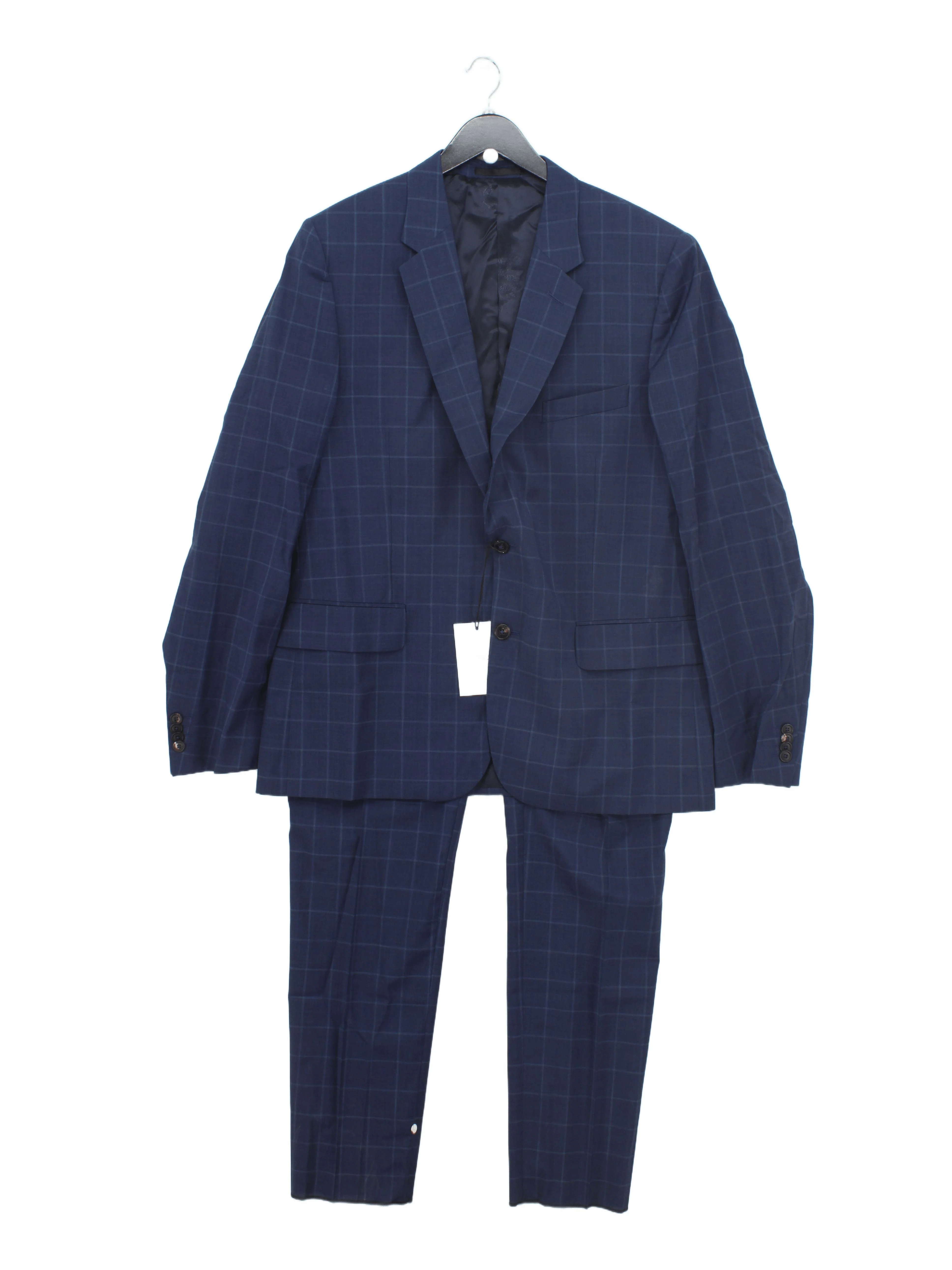 Paul Smith Men's Two Piece Suit Chest: 46 in Blue Wool New with tags