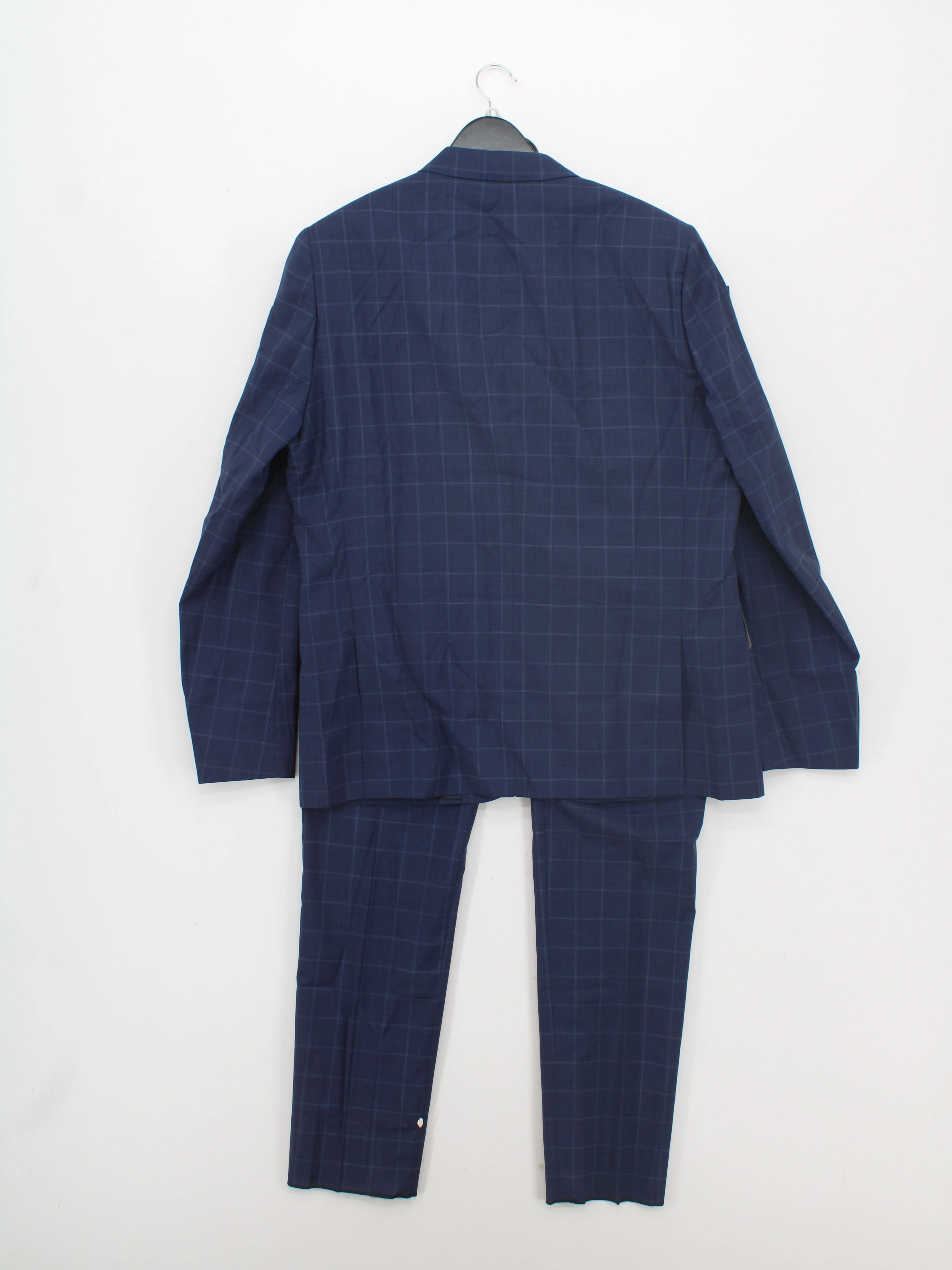 Paul Smith Men's Two Piece Suit Chest: 46 in Blue Wool New with tags - Image 2