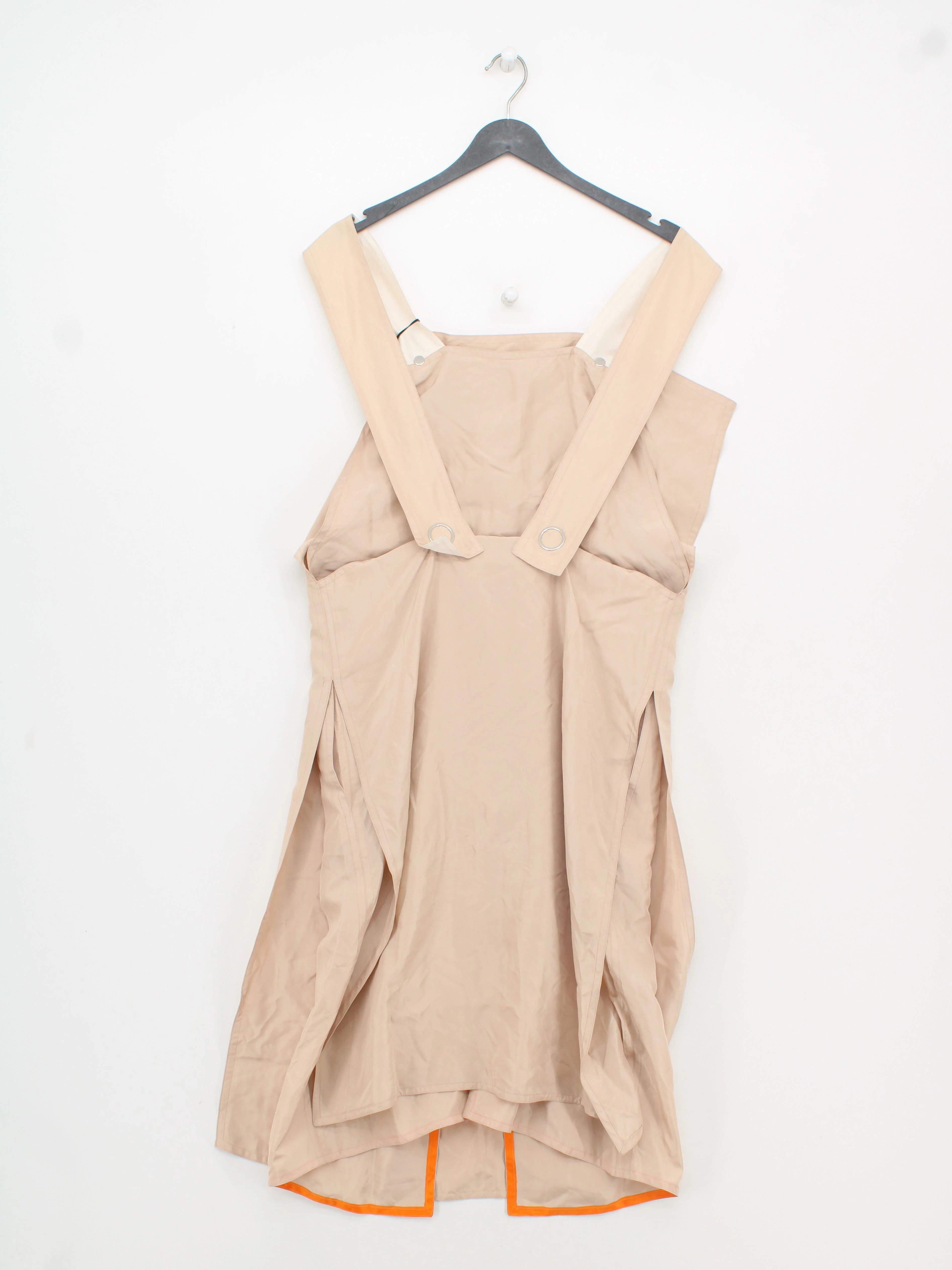 Paul Smith Pinafore/Dungaree Mini Dress in Cream RRP £420 - Image 2