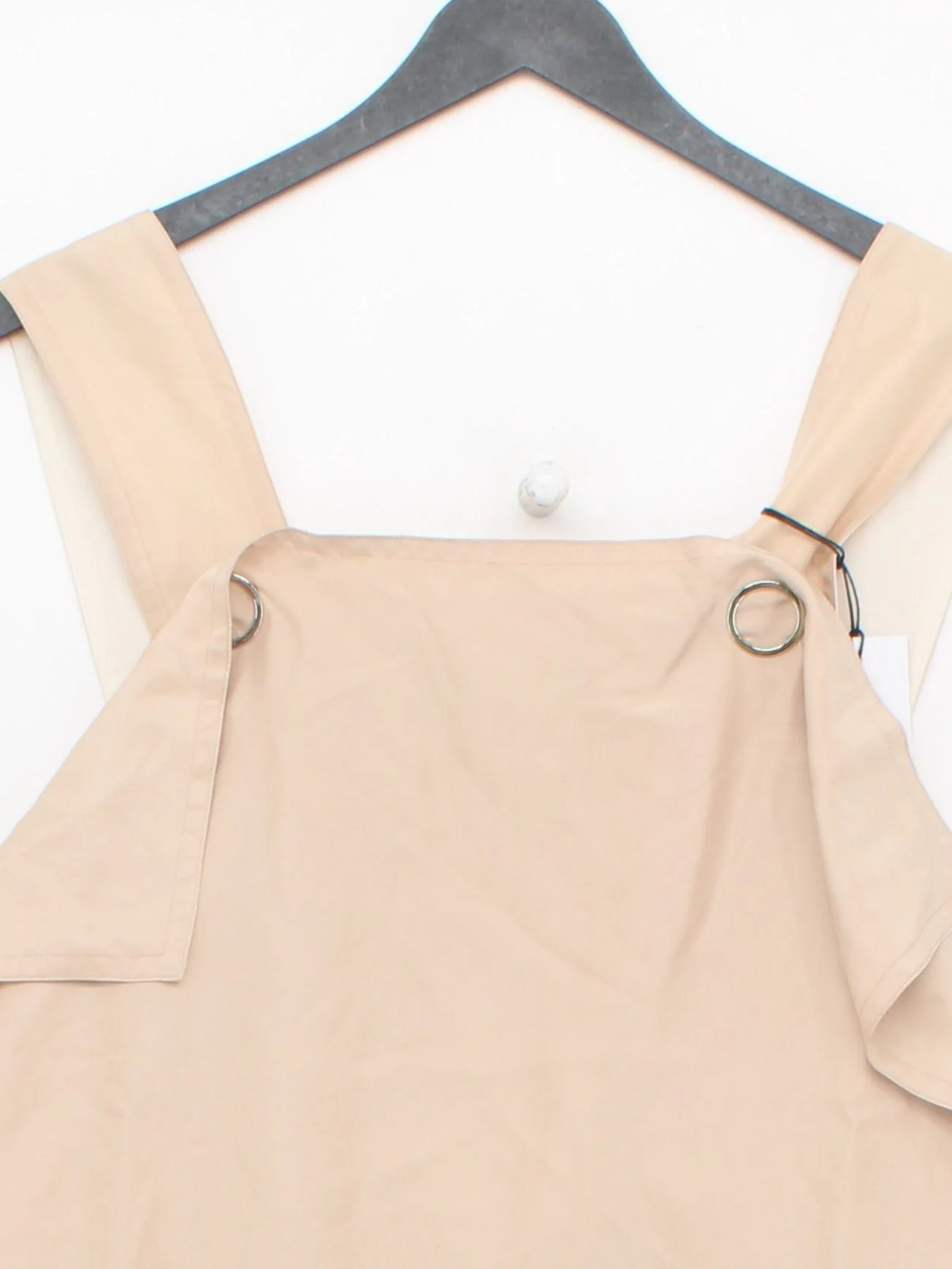 Paul Smith Pinafore/Dungaree Mini Dress in Cream RRP £420 - Image 3