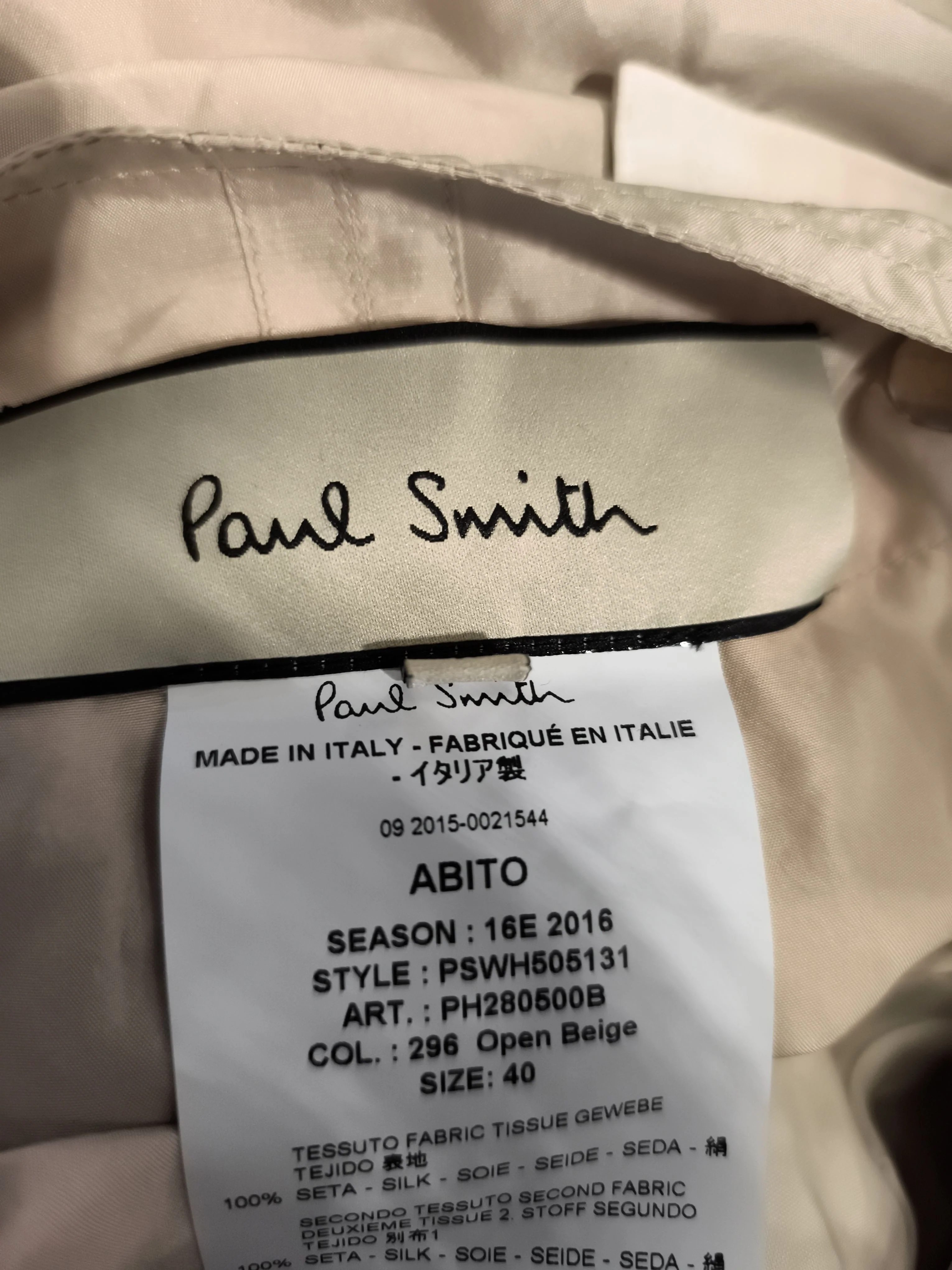 Paul Smith Pinafore/Dungaree Mini Dress in Cream RRP £420 - Image 6