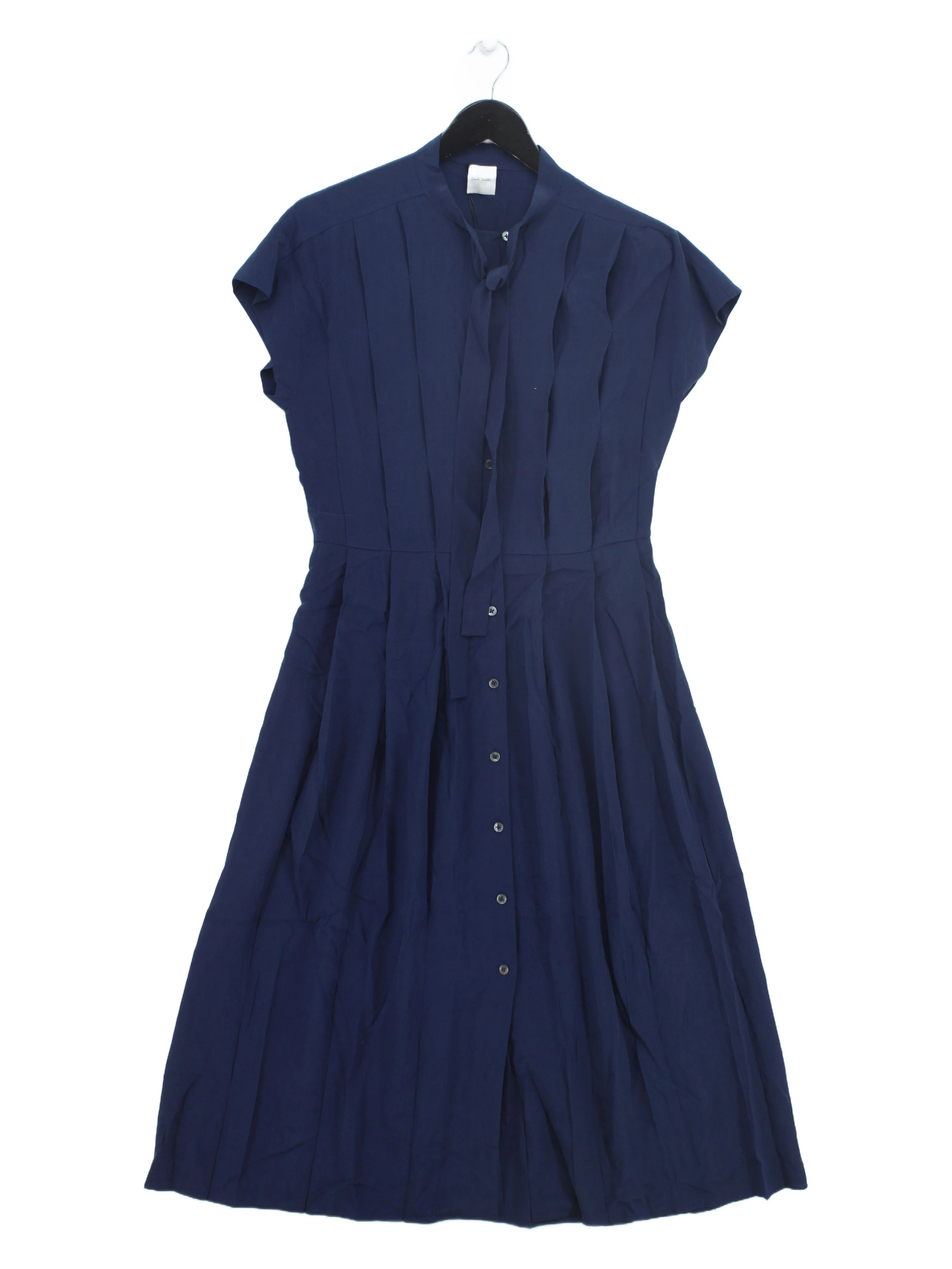 Paul Smith Shirt Midi Dress UK12 in Blue RRP £420