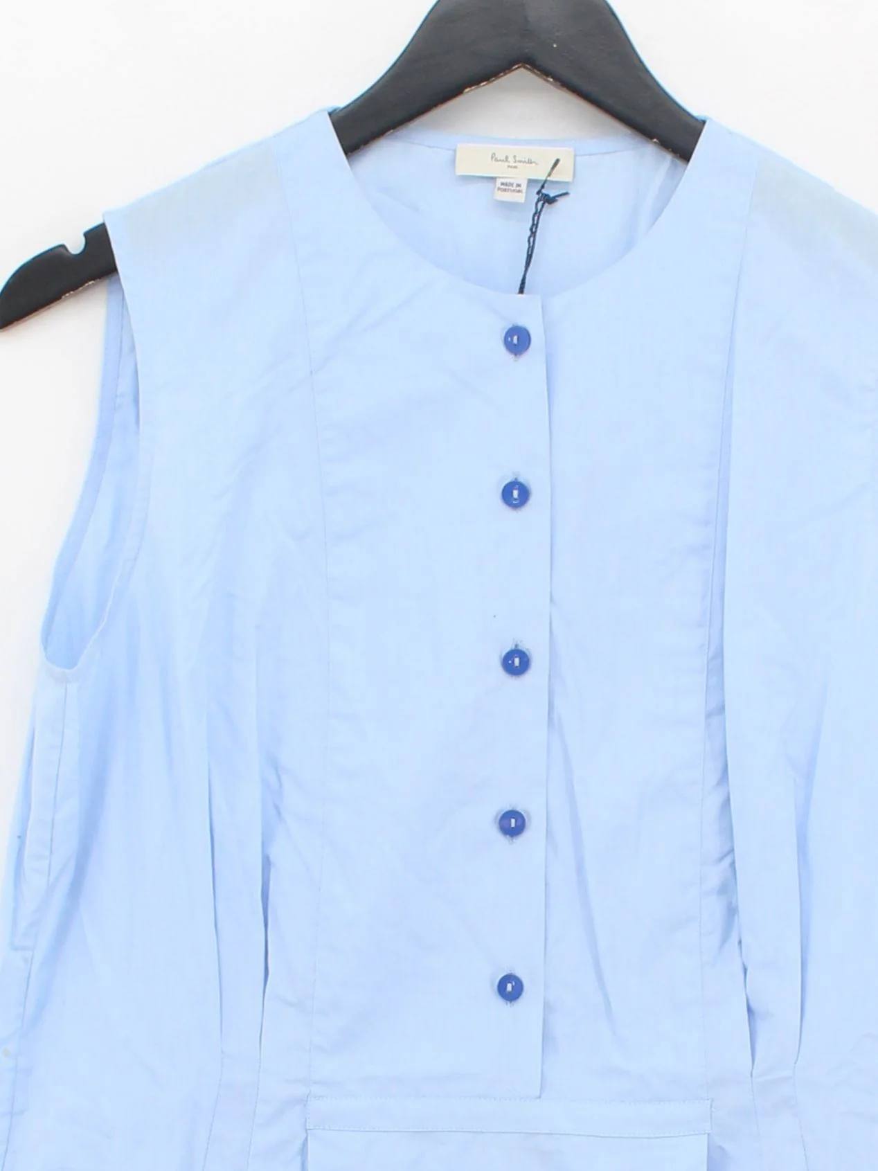 Paul Smith Shirt Mini Dress UK14 in Blue RRP £420 - Image 3