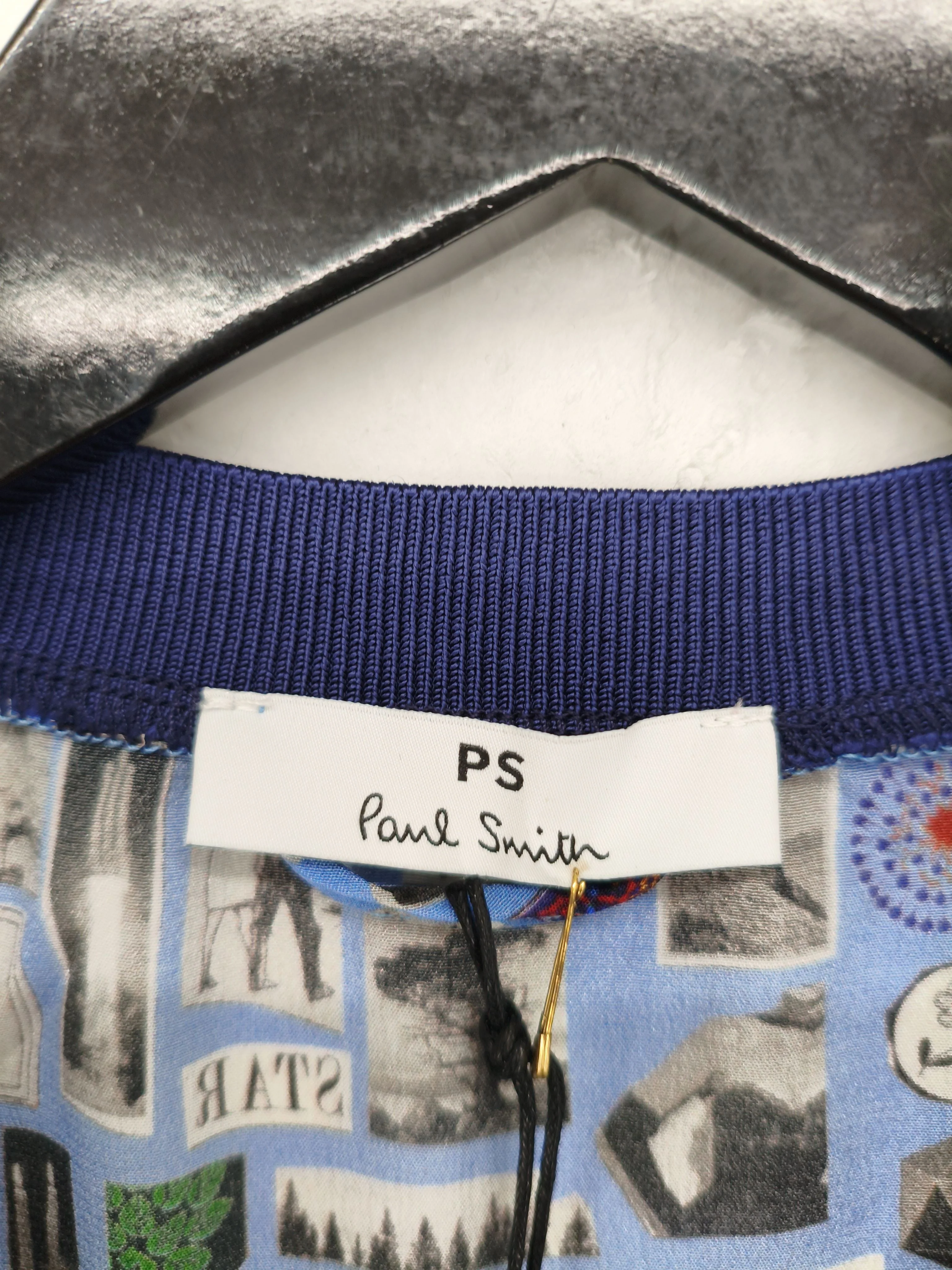 Paul Smith T-Shirt Mini Dress in Blue RRP £420 - Image 5