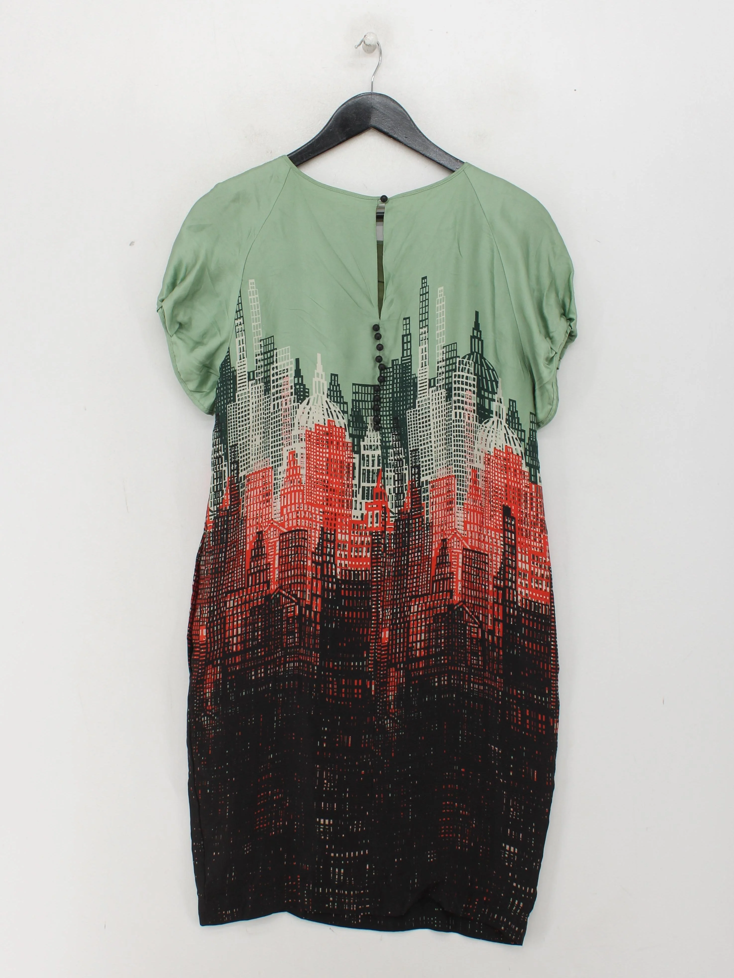 Paul Smith T-Shirt Mini Dress UK12 in Green - Image 2
