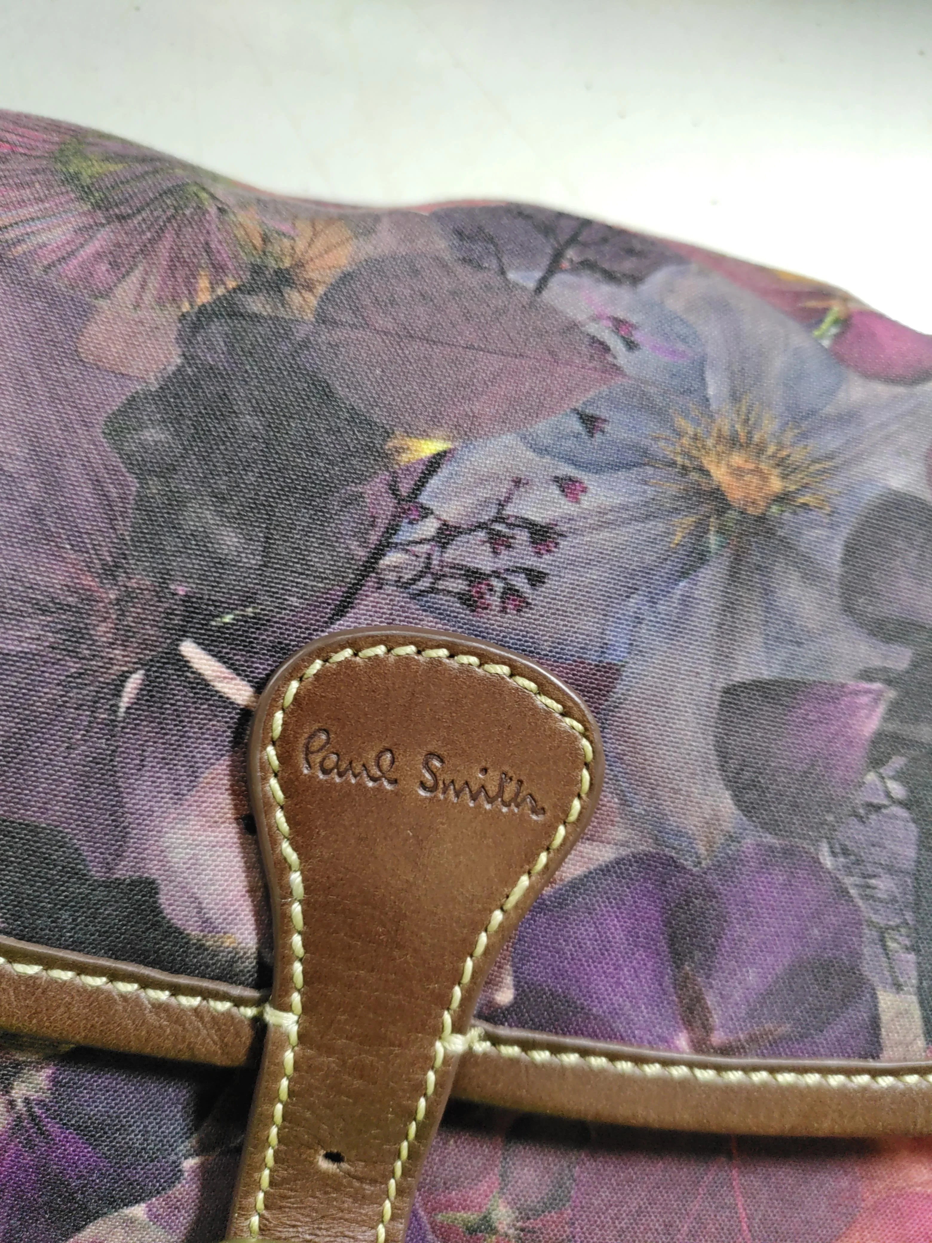 Paul Smith Women's Bag Multi Floral Polyester with Leather Crossbody - Image 5