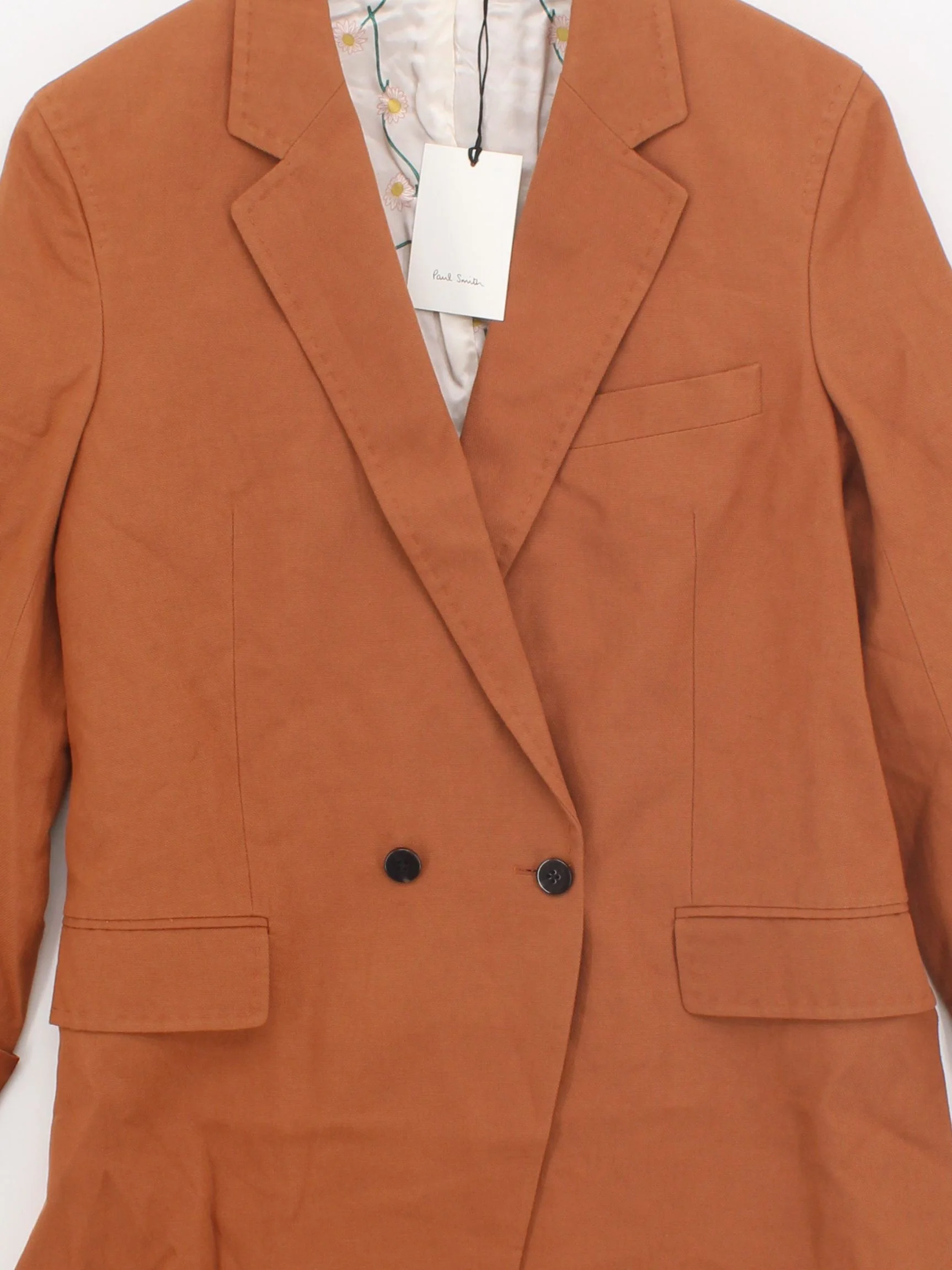 Paul Smith Women's Blazer Chest: 40 in Tan Cotton New with tags - Image 3