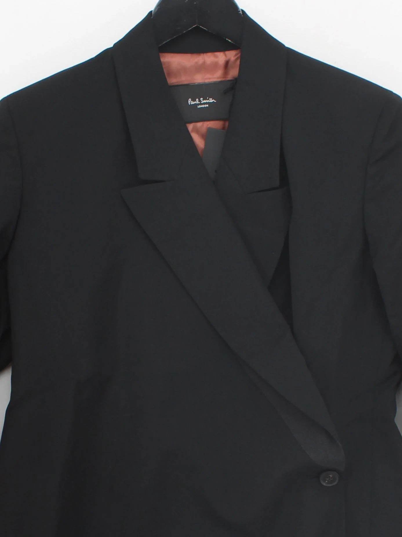 Paul Smith Women's Blazer UK 14 Black Wool with Viscose Overcoat New with tags - Image 3