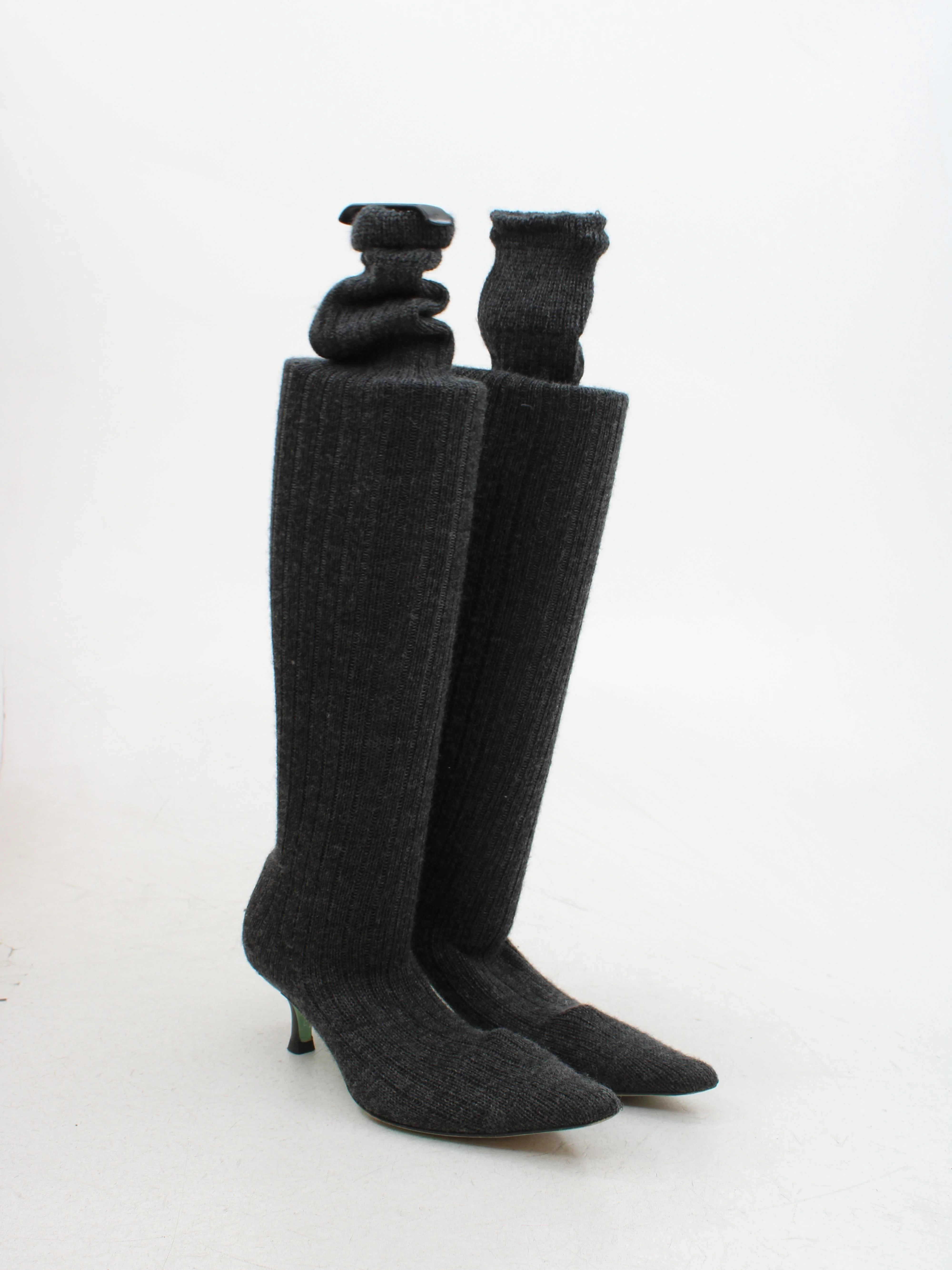 Paul Smith Women's Boots UK 6 Grey 100% Leather Platform - Image 4
