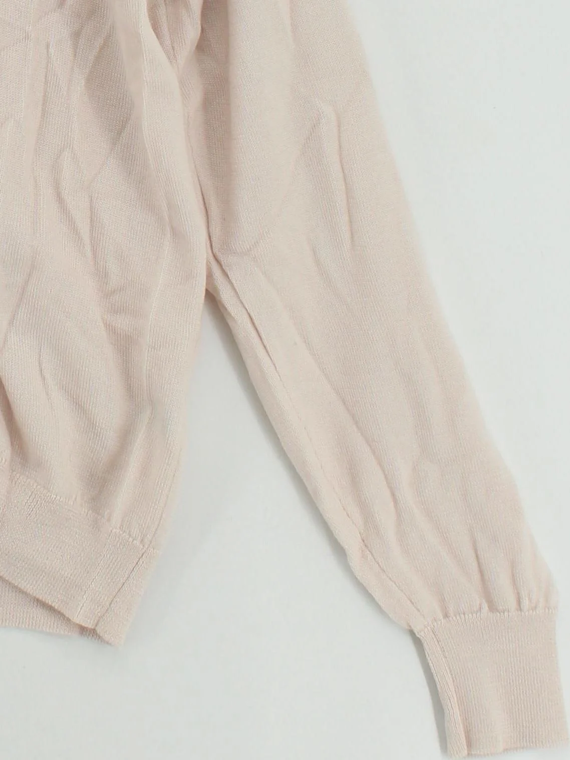 Paul Smith Women's Cardigan L Pink 100% Wool V-Neck Cardigan - Image 4