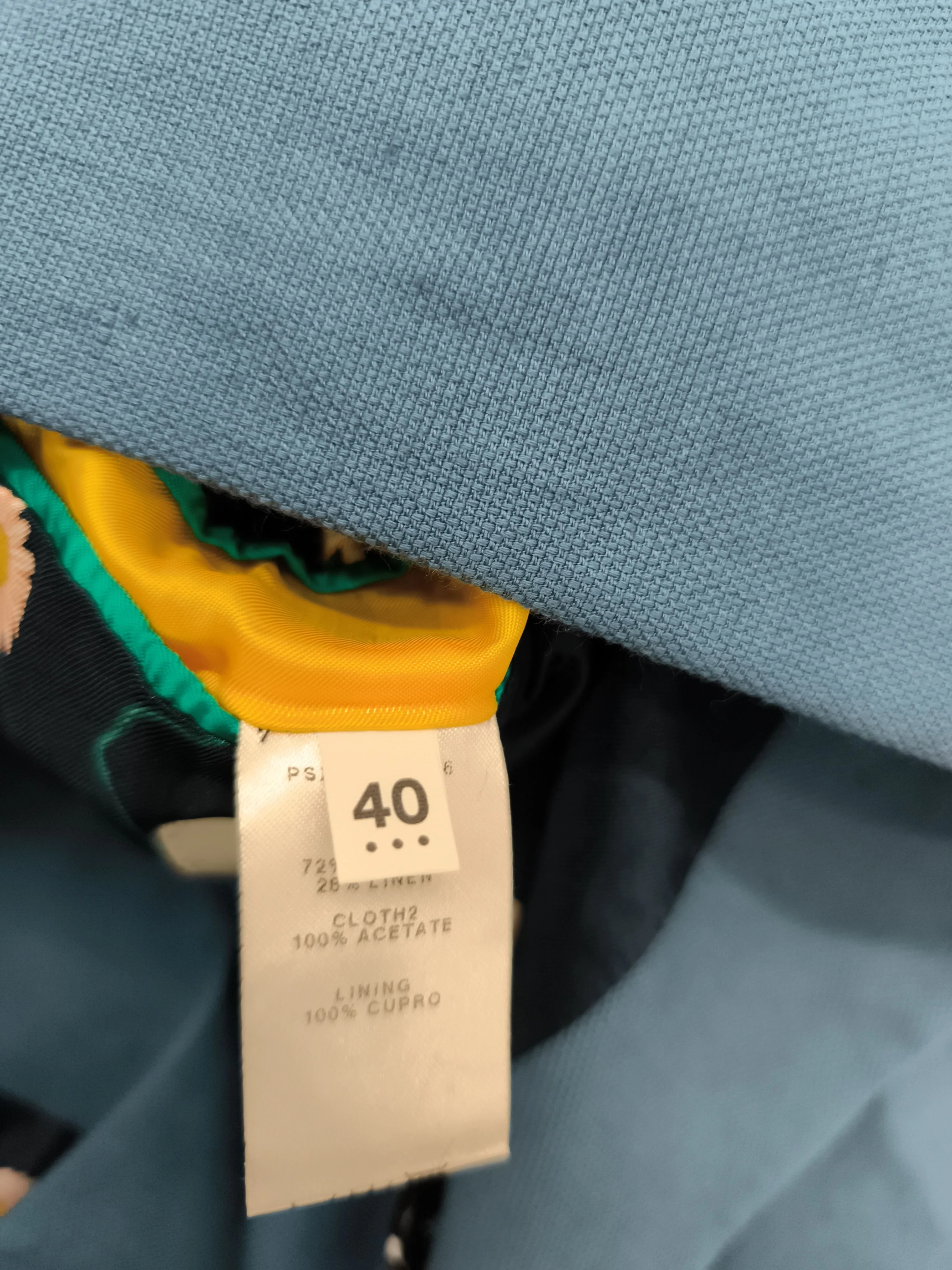 Paul Smith Women's Coat UK 12 Blue Acetate with Other Rain Coat New with tags - Image 6