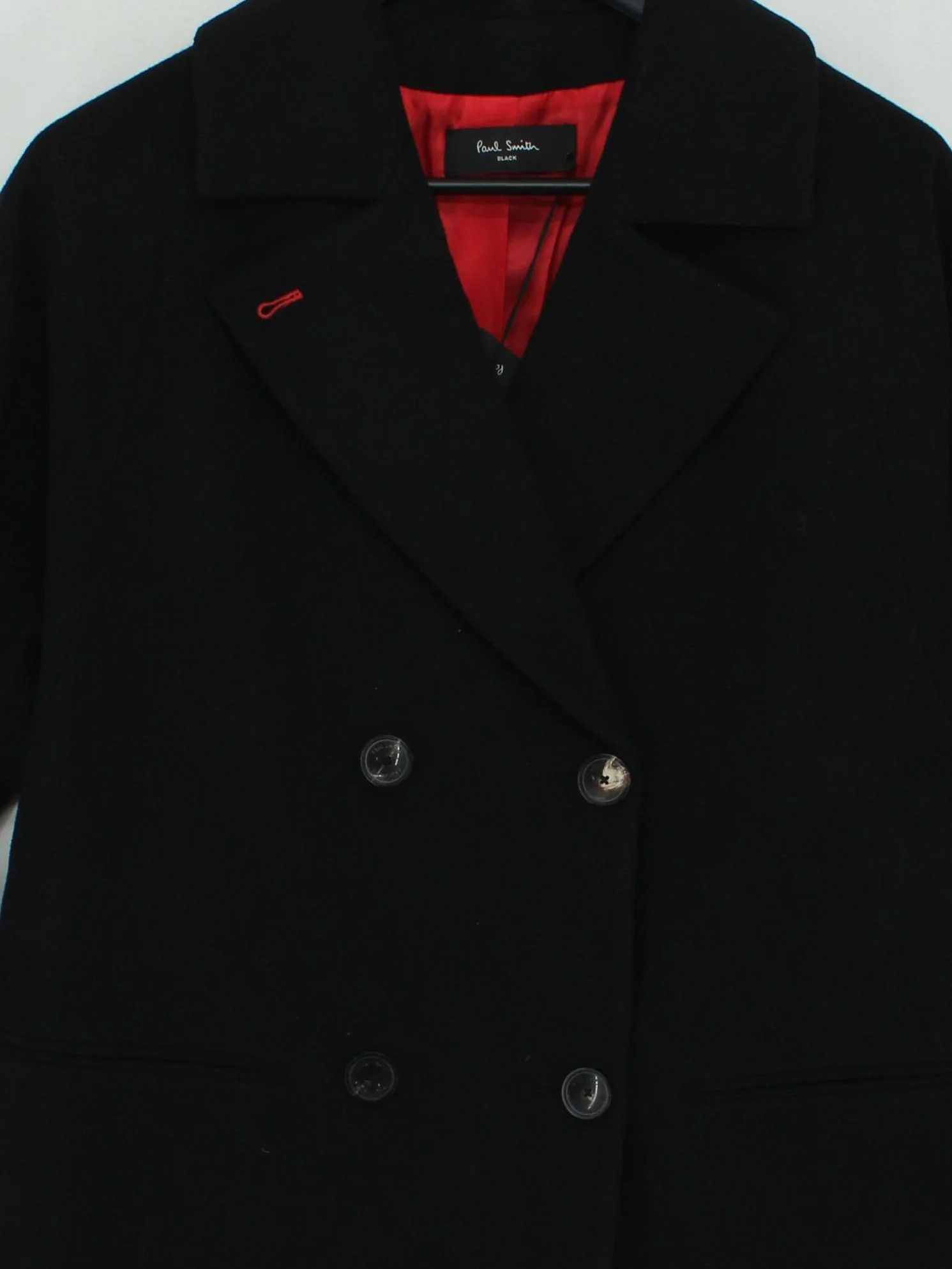 Paul Smith Women's Coat UK 14 Black Wool New with tags - Image 3