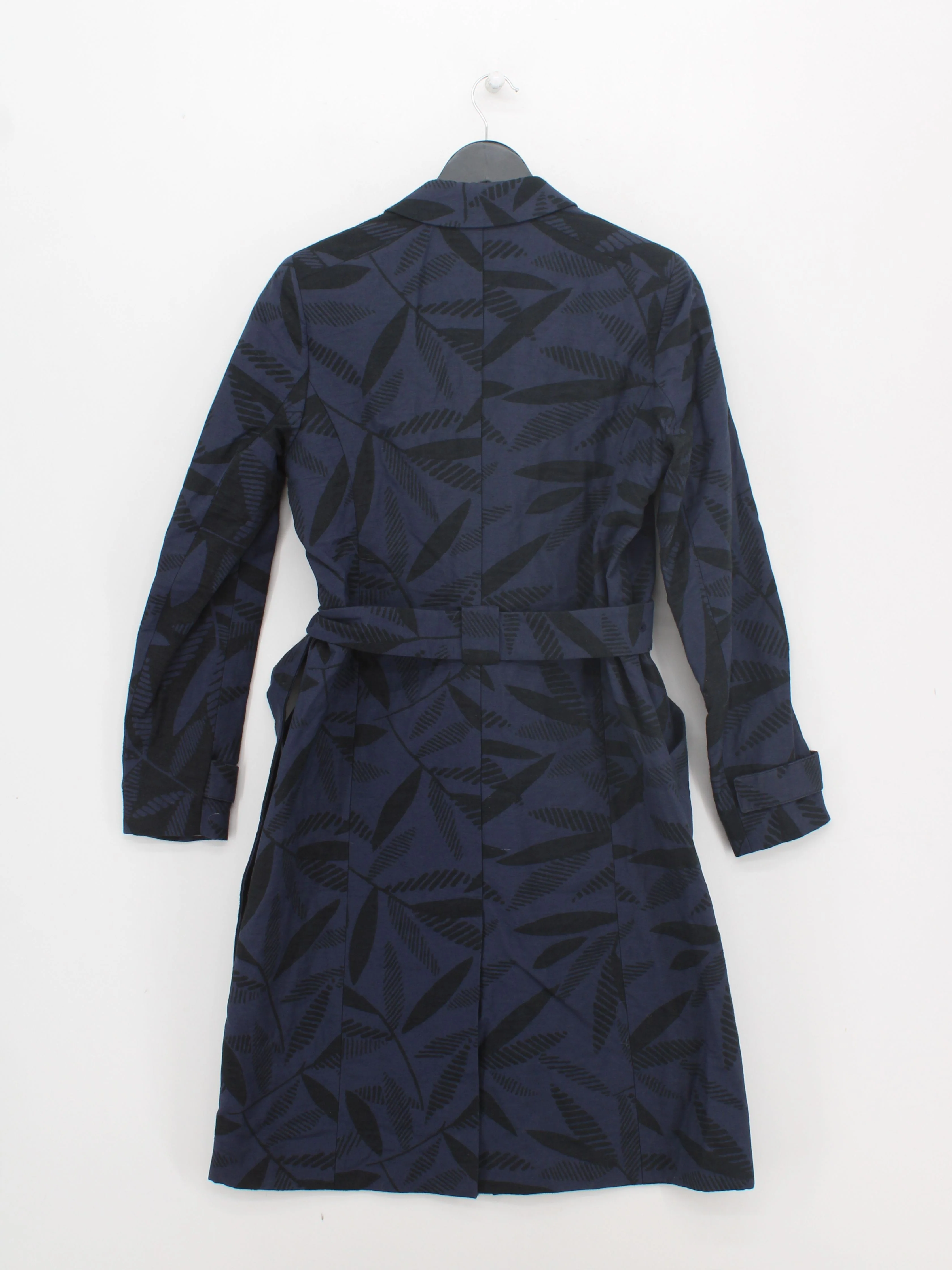 Paul Smith Women's Coat UK 14 Blue Cotton - Image 2