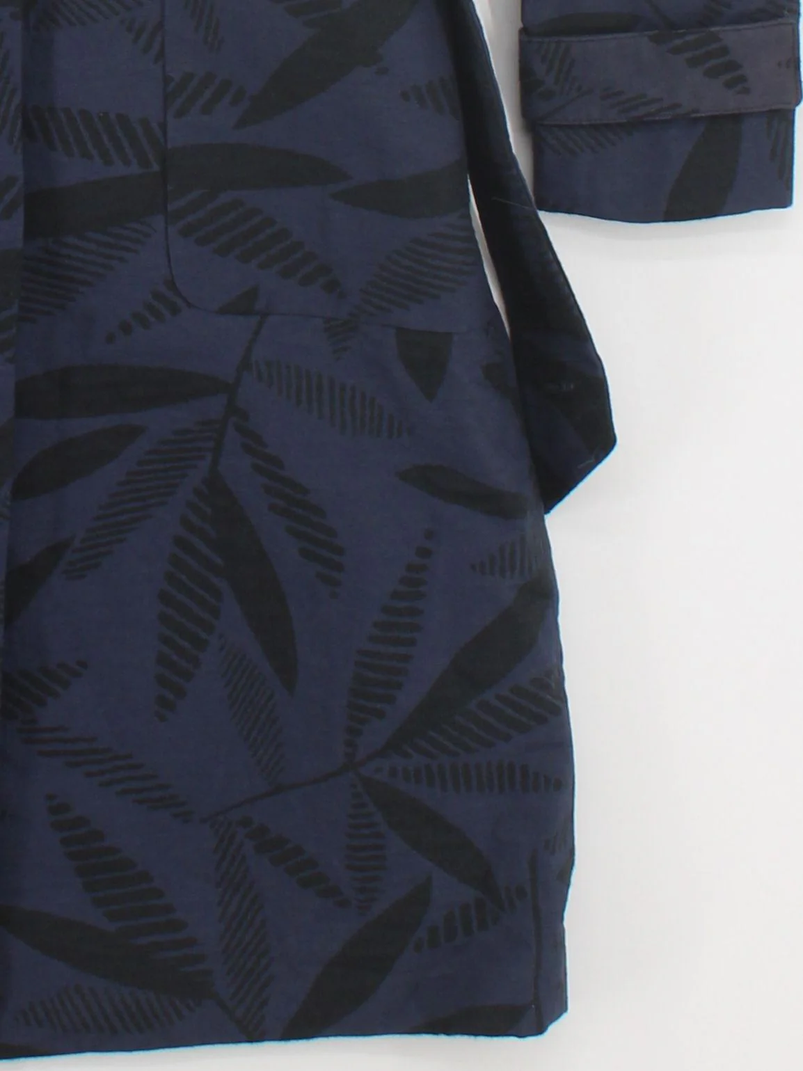 Paul Smith Women's Coat UK 14 Blue Cotton - Image 4