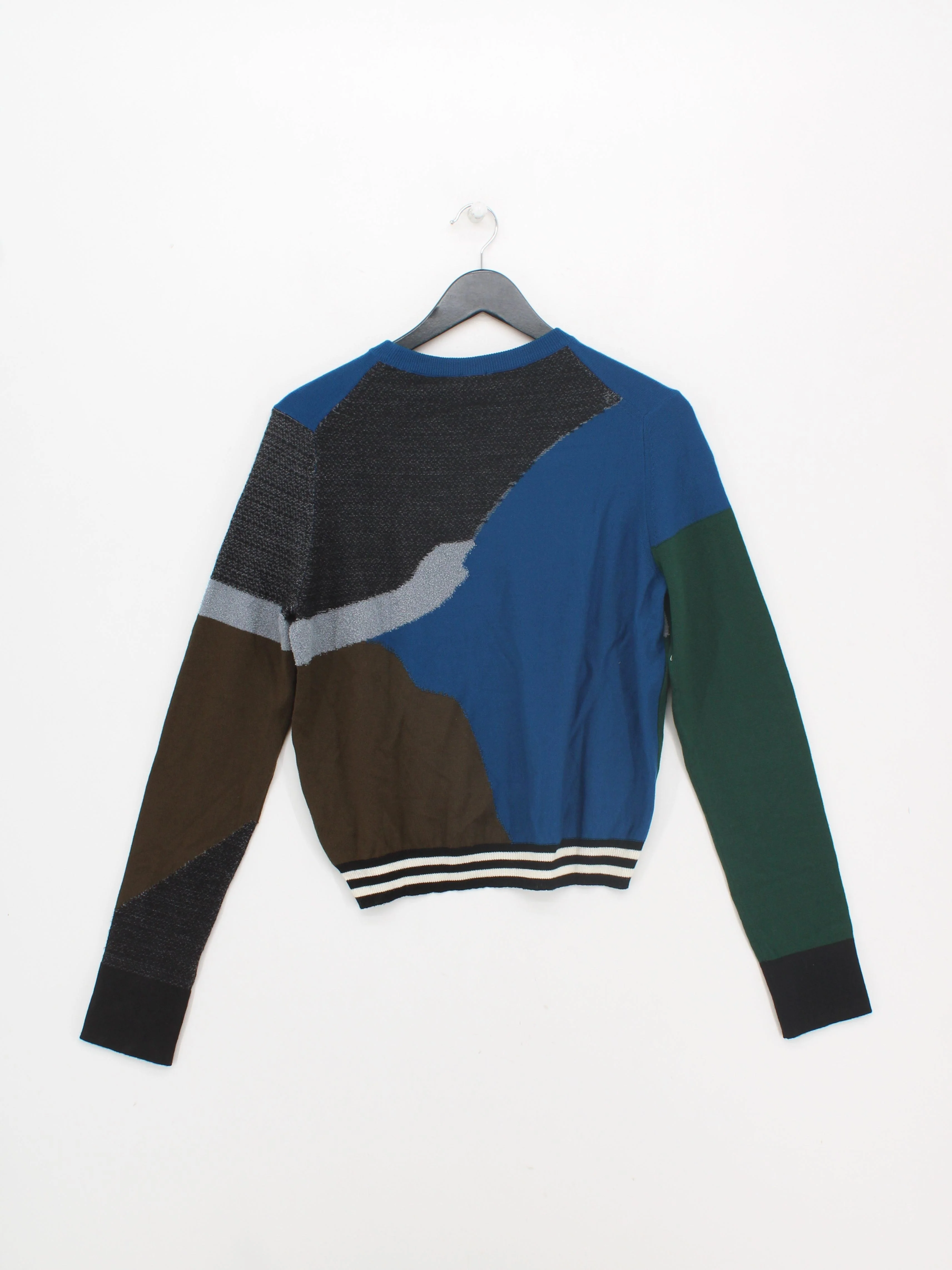 Paul Smith Women's Jumper UK 12 Multi Wool with Cotton, Polyamide Pullover - Image 2