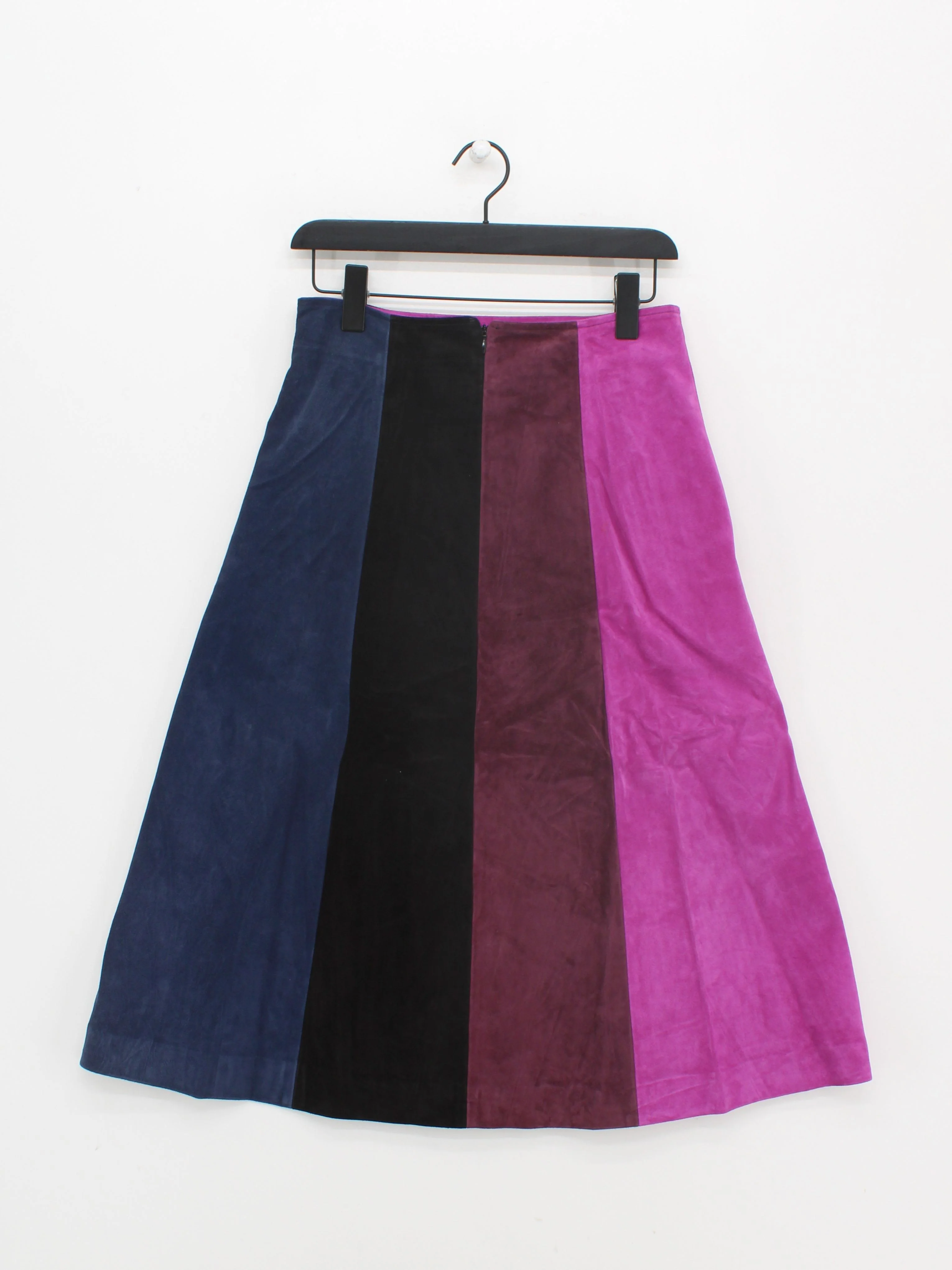 Paul Smith Women's Midi Skirt UK 12 Multi 100% Leather Midi A-Line New with tags - Image 2