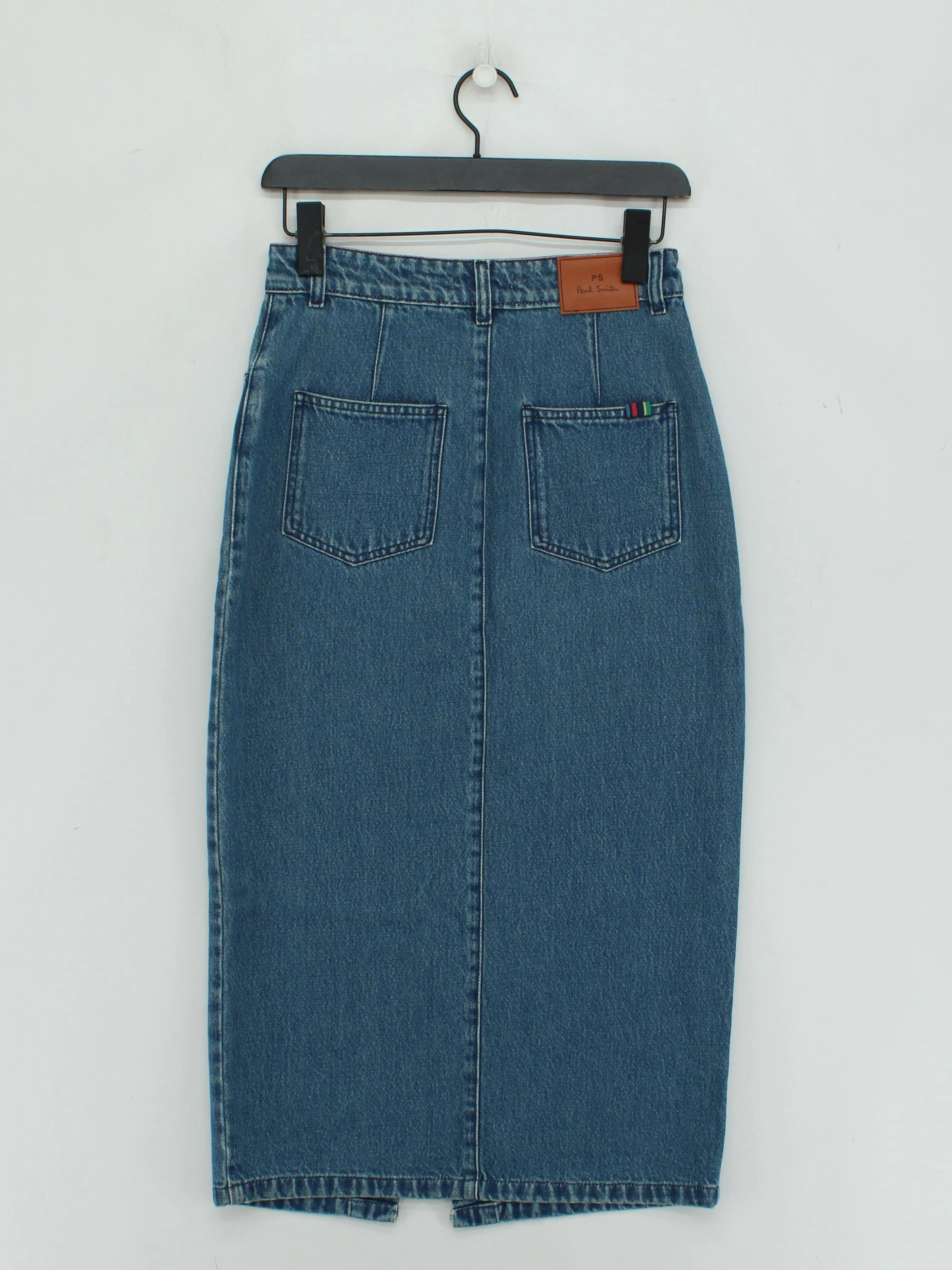Paul Smith Women's Midi Skirt W 28 in Blue 100% Other New with tags - Image 2