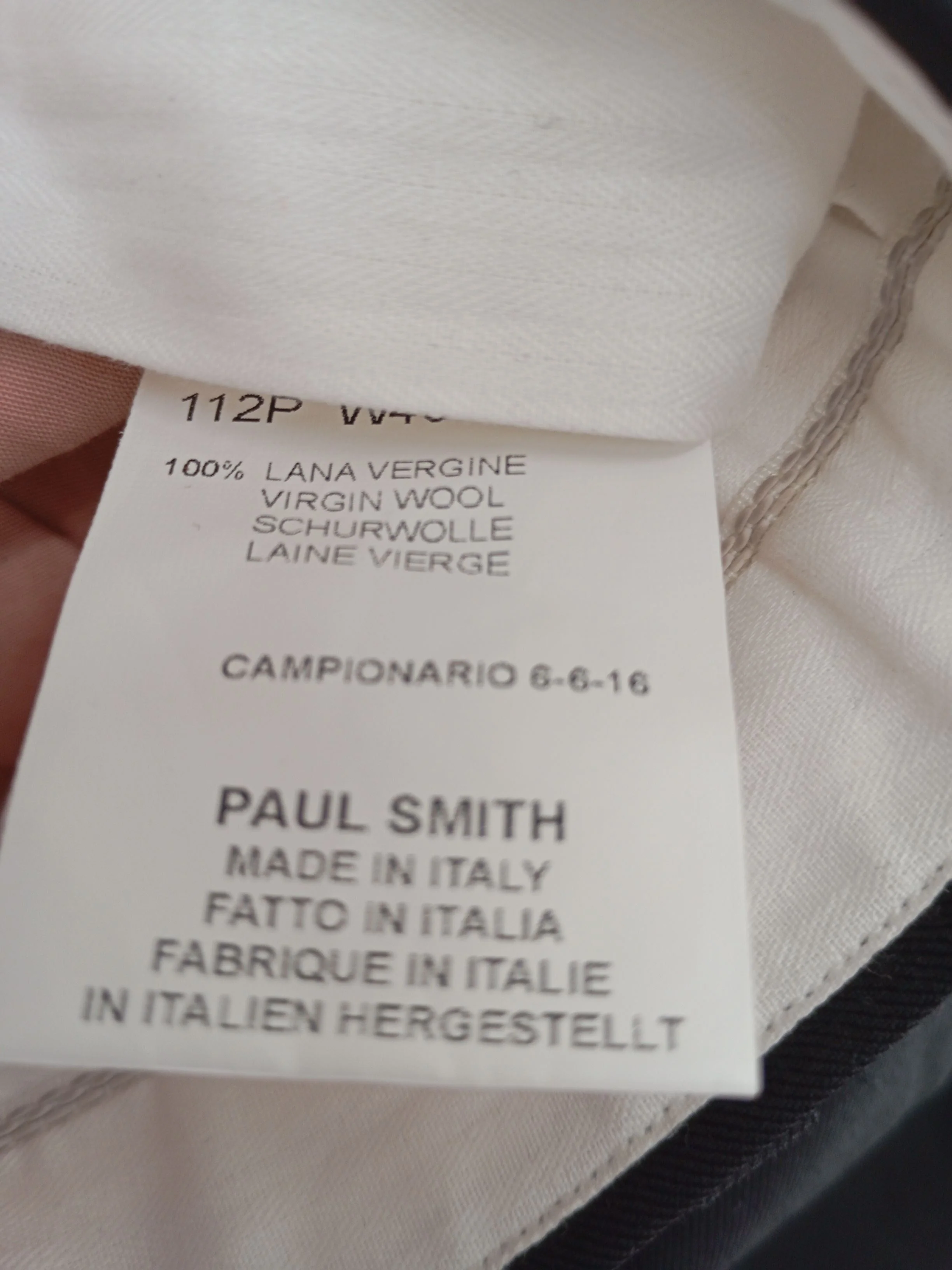 Paul Smith Women's Suit Trousers UK 12 Black 100% Wool Dress Pants New with tags - Image 6