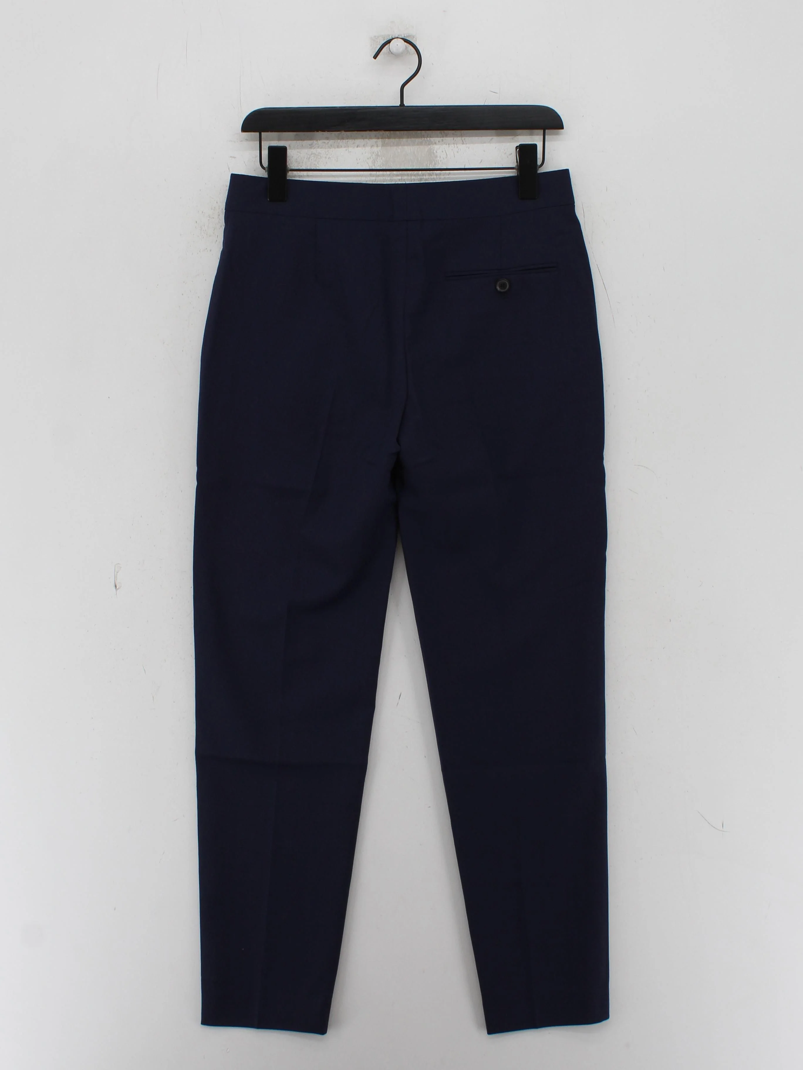 Paul Smith Women's Suit Trousers UK 12 Blue 100% Other Tapered Dress Pants - Image 2