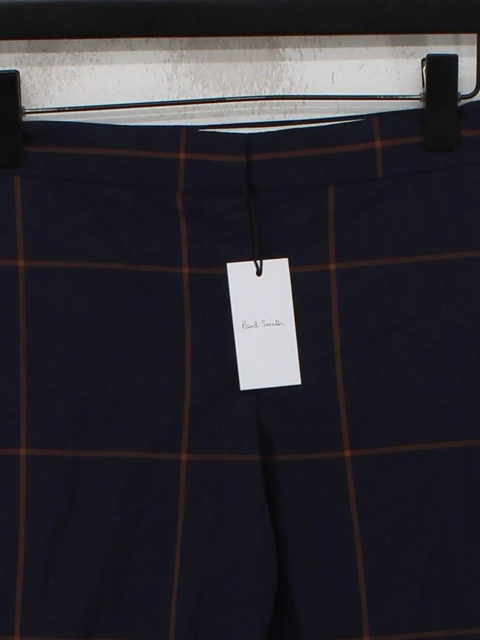 Paul Smith Women's Suit Trousers UK 12 Blue 100% Wool Dress Pants New with tags - Image 3