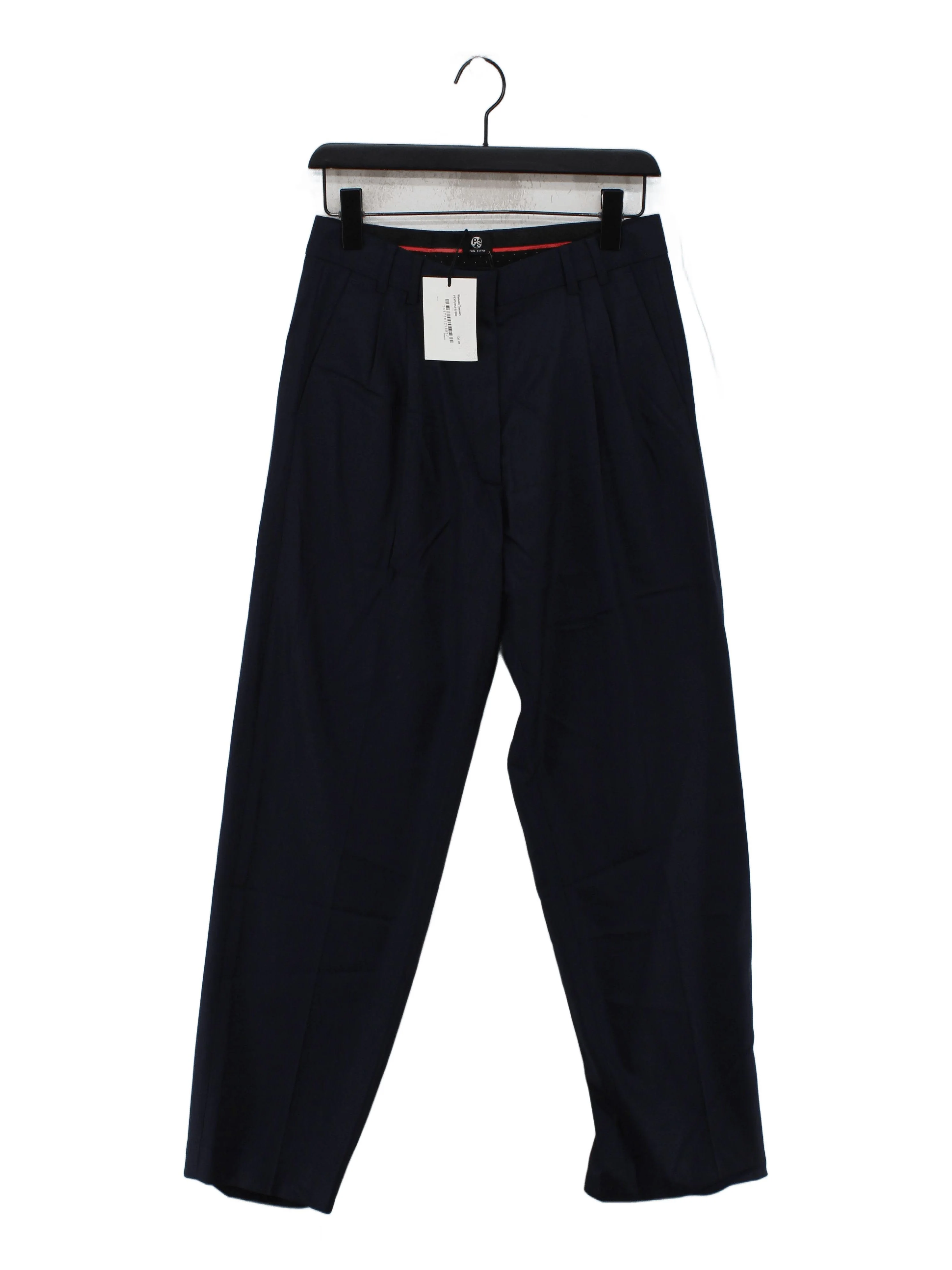 Paul Smith Women's Suit Trousers UK 12 Blue Wool