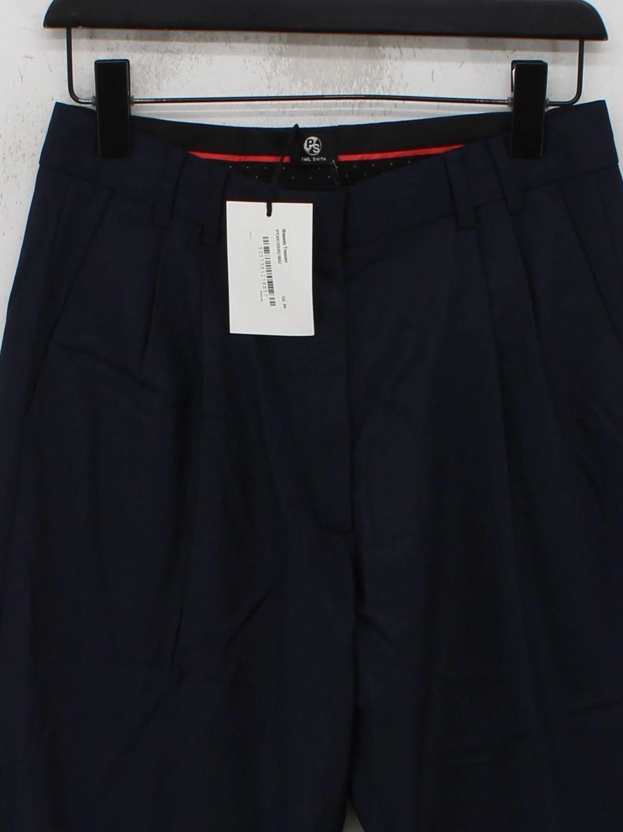 Paul Smith Women's Suit Trousers UK 12 Blue Wool - Image 3