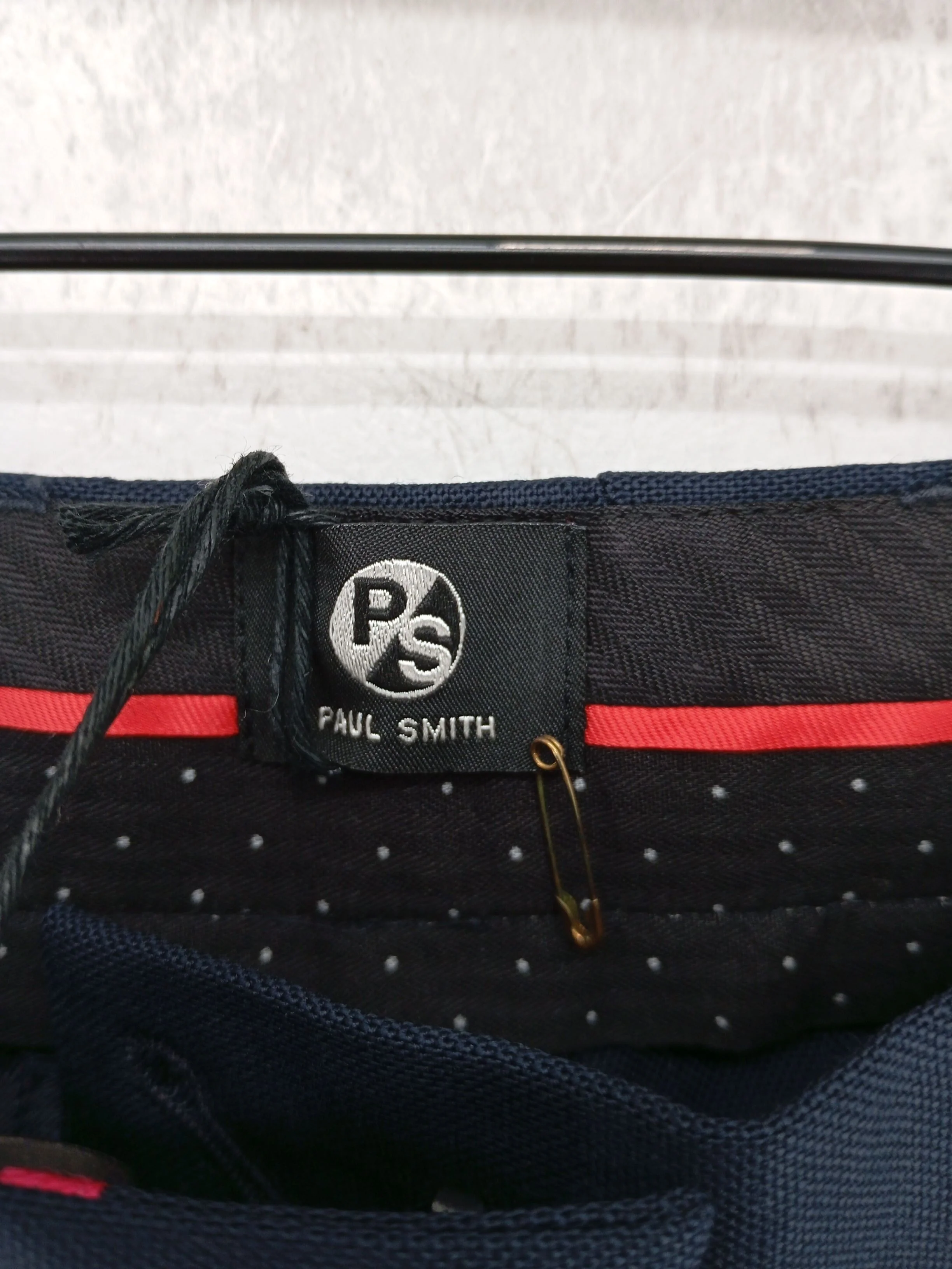 Paul Smith Women's Suit Trousers UK 12 Blue Wool - Image 7