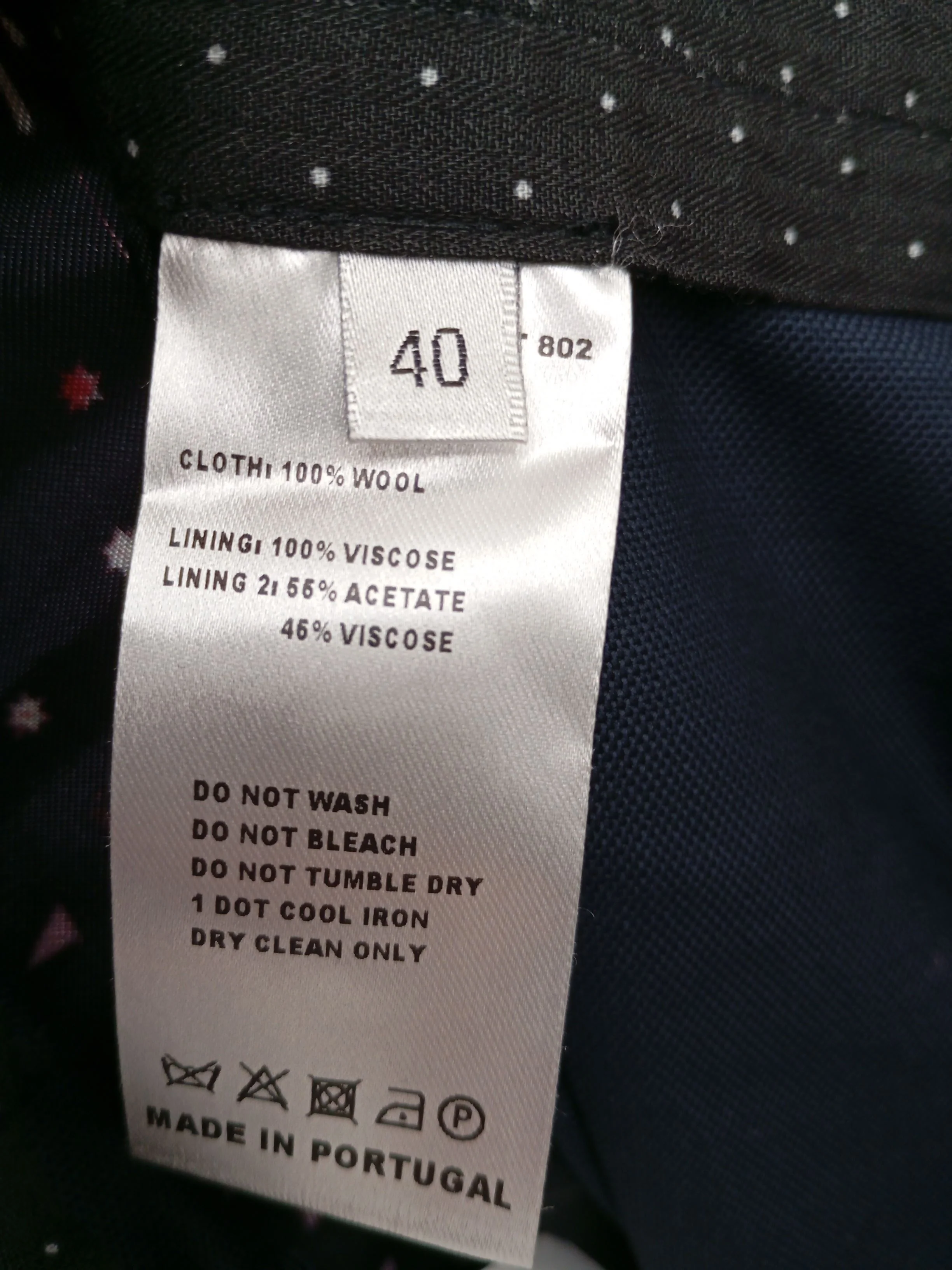 Paul Smith Women's Suit Trousers UK 12 Blue Wool - Image 8