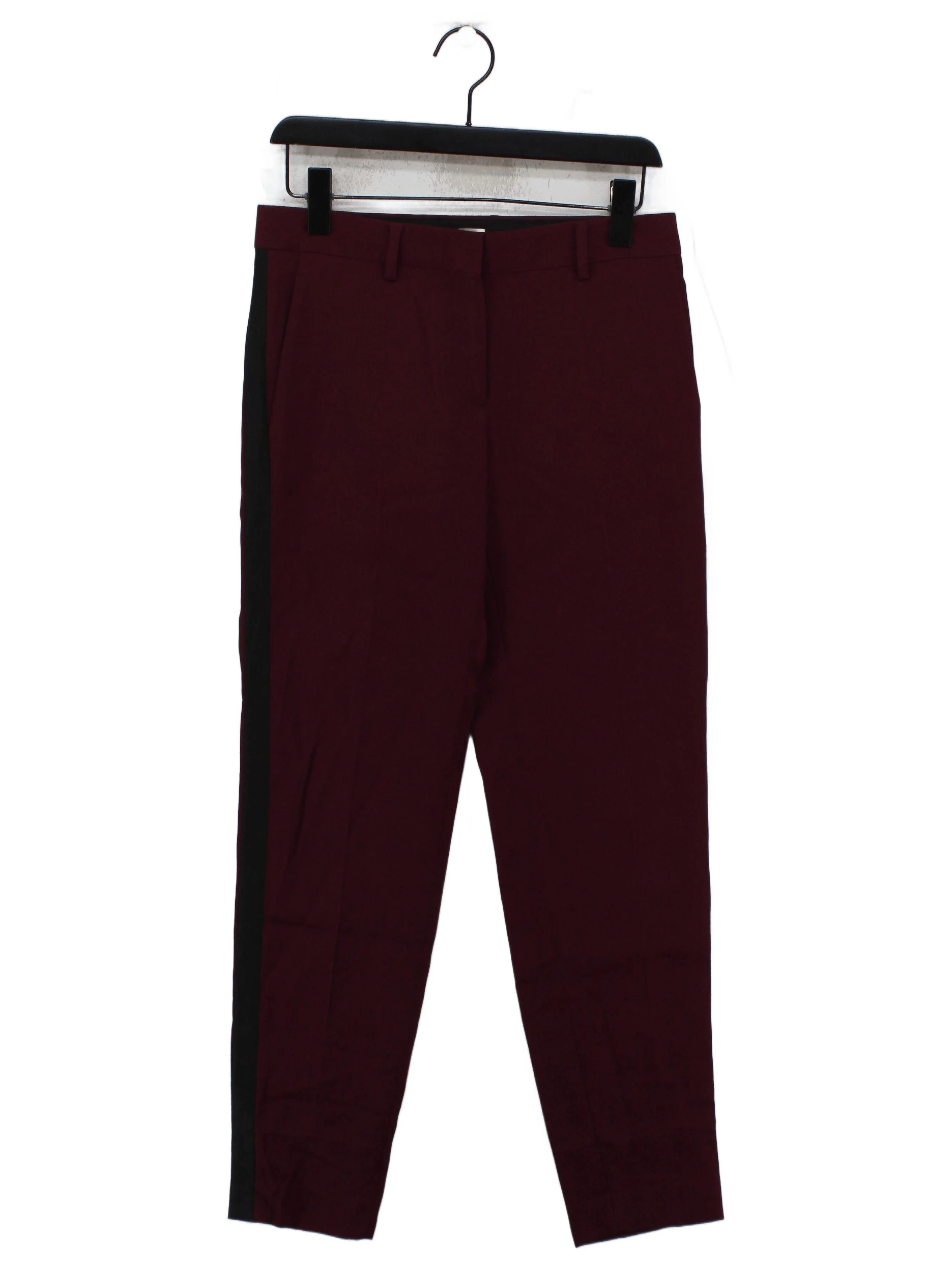 Paul Smith Women's Suit Trousers UK 12 Red 100% Wool Dress Pants New with tags