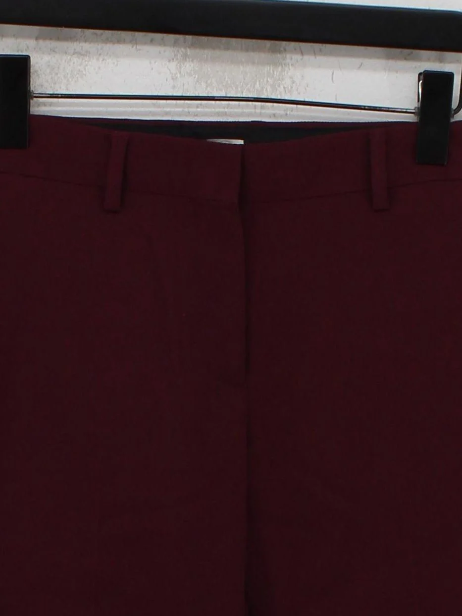 Paul Smith Women's Suit Trousers UK 12 Red 100% Wool Dress Pants New with tags - Image 3