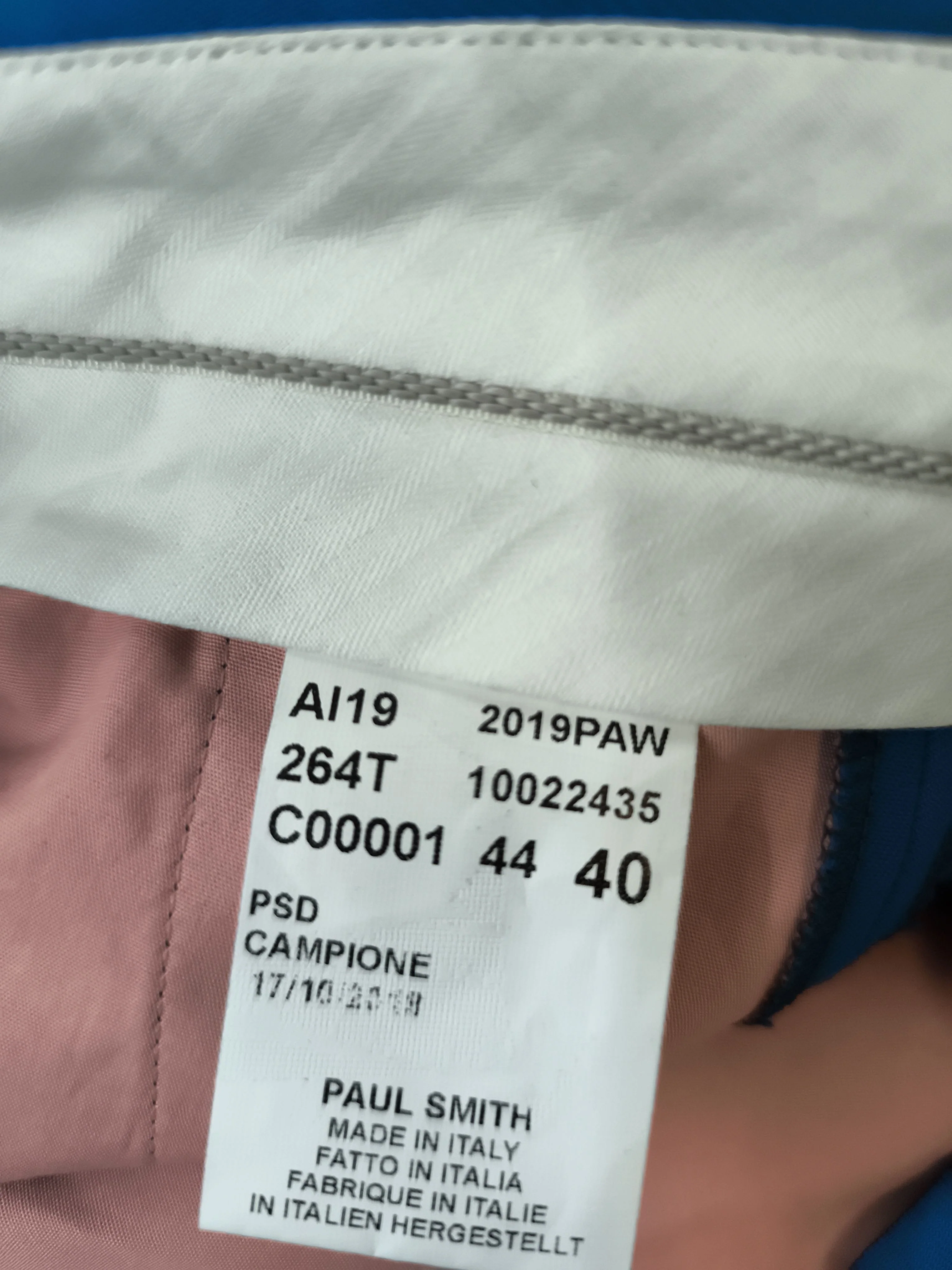 Paul Smith Women's Suit Trousers W 30 in Blue 100% Other New with tags - Image 6