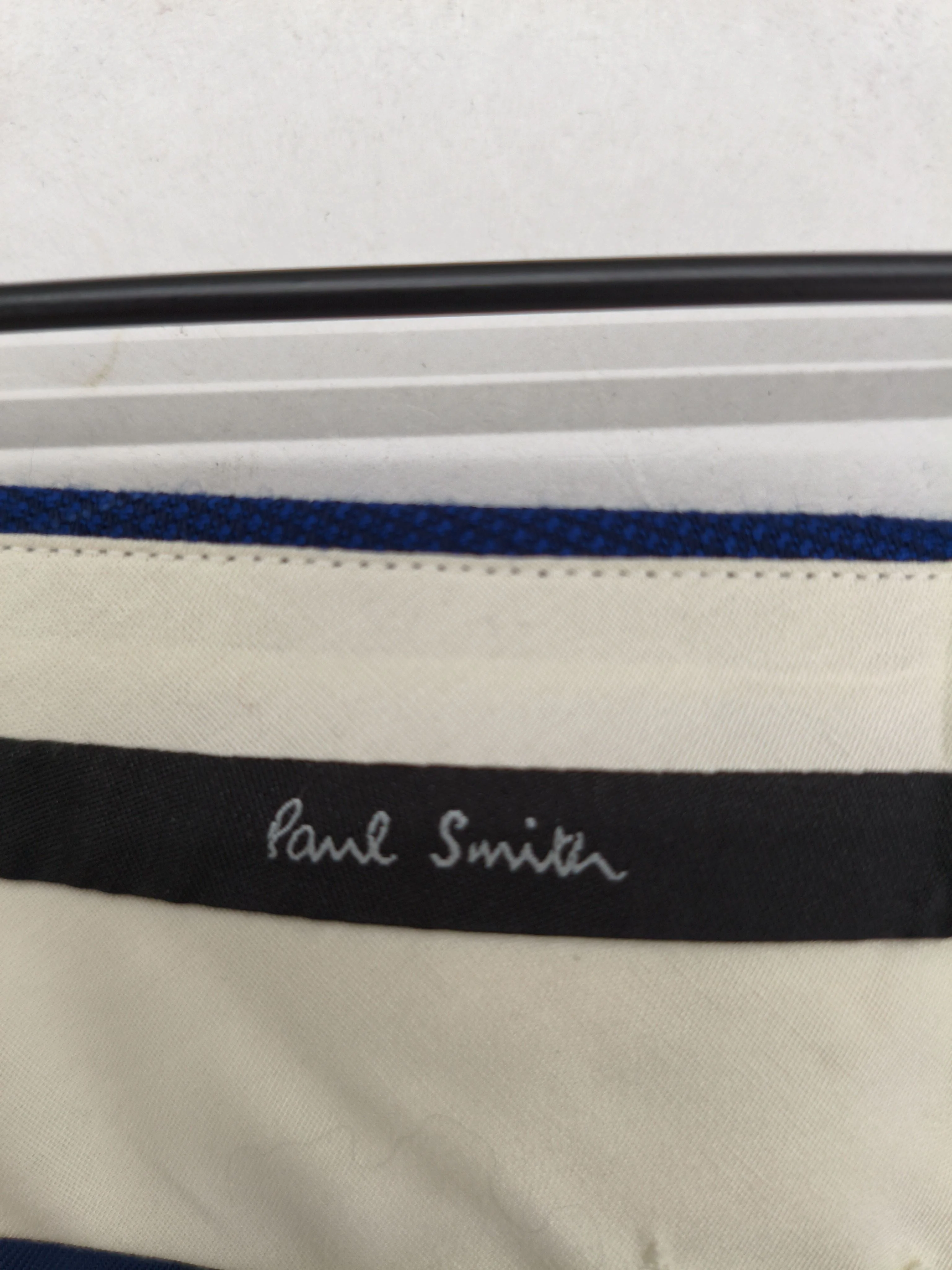 Paul Smith Women's Suit Trousers W 30 in Blue Wool - Image 6