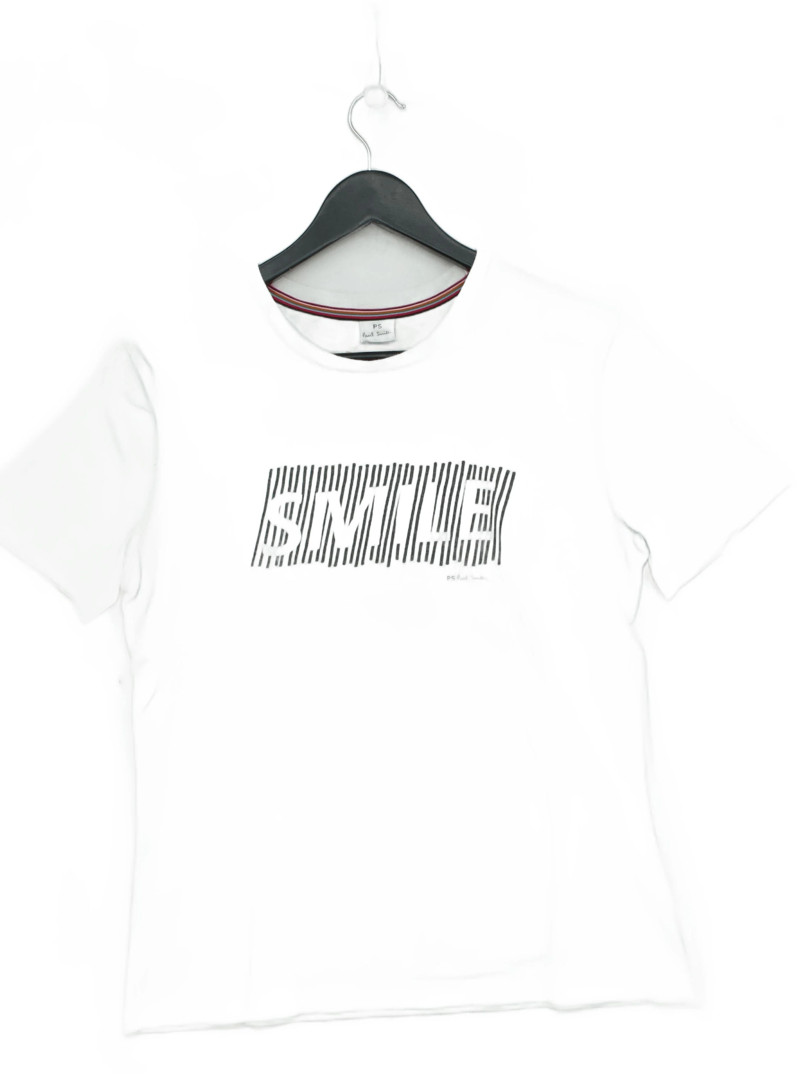 Paul Smith Women's T-Shirt L White 100% Cotton Basic