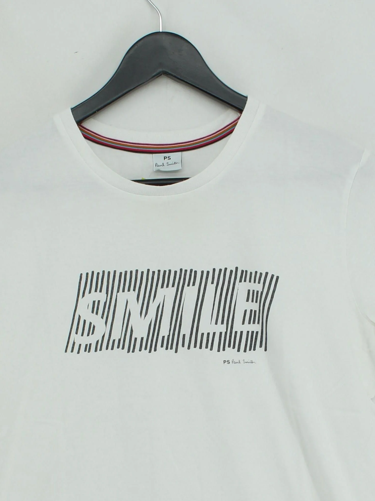 Paul Smith Women's T-Shirt L White 100% Cotton Basic - Image 3
