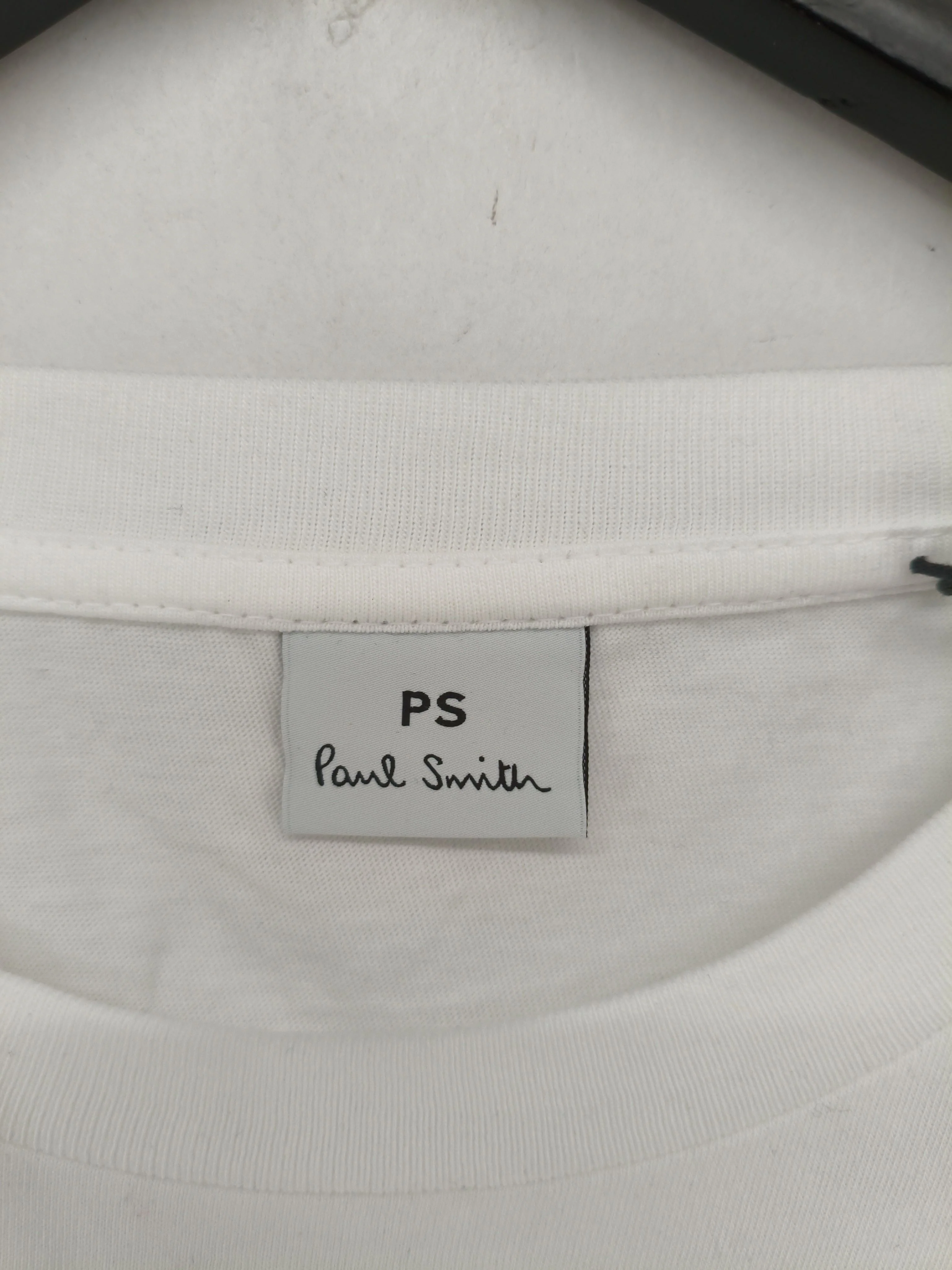 Paul Smith Women's T-Shirt M White 100% Cotton Basic New with tags - Image 5