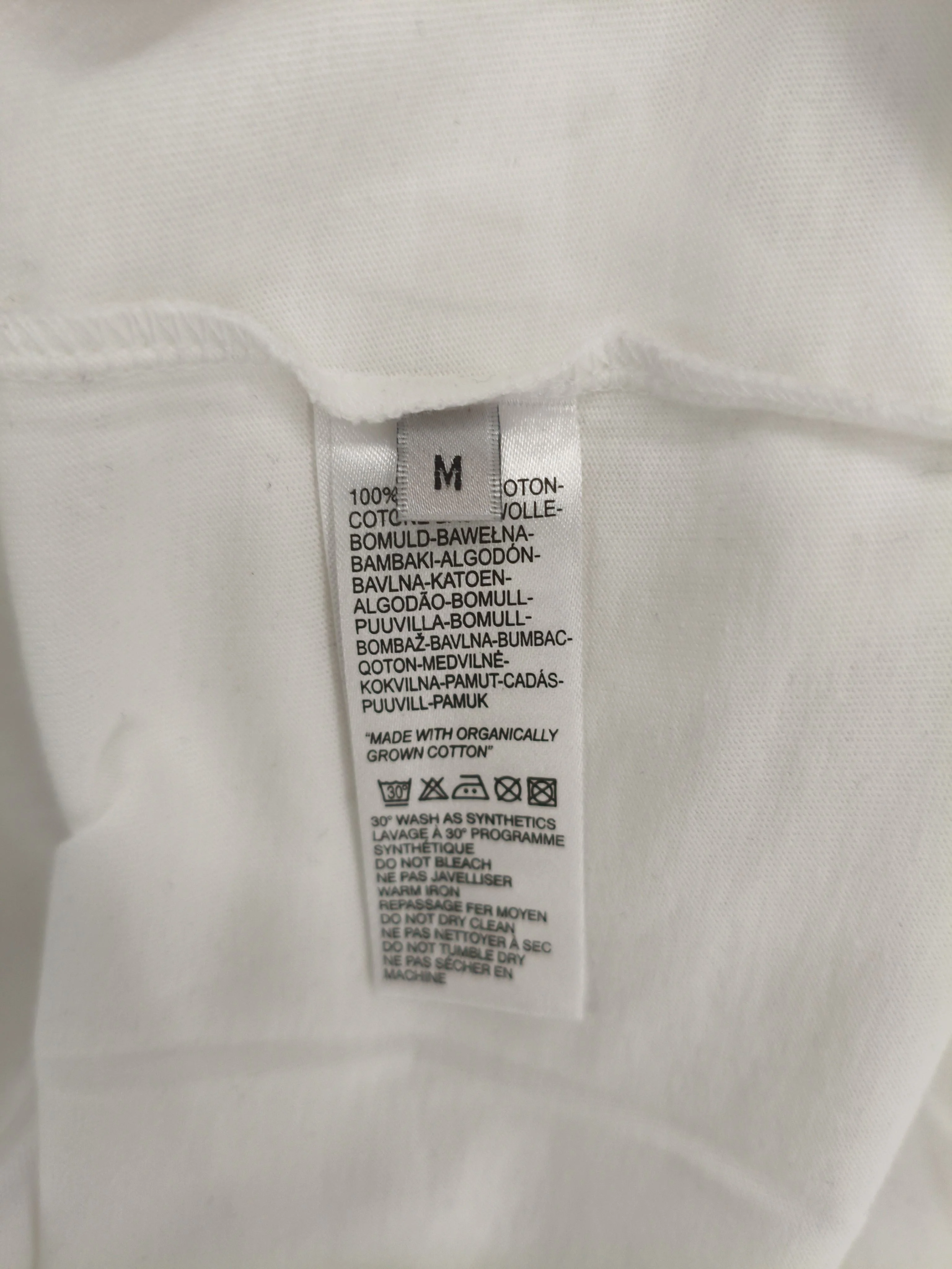 Paul Smith Women's T-Shirt M White 100% Cotton Basic New with tags - Image 6