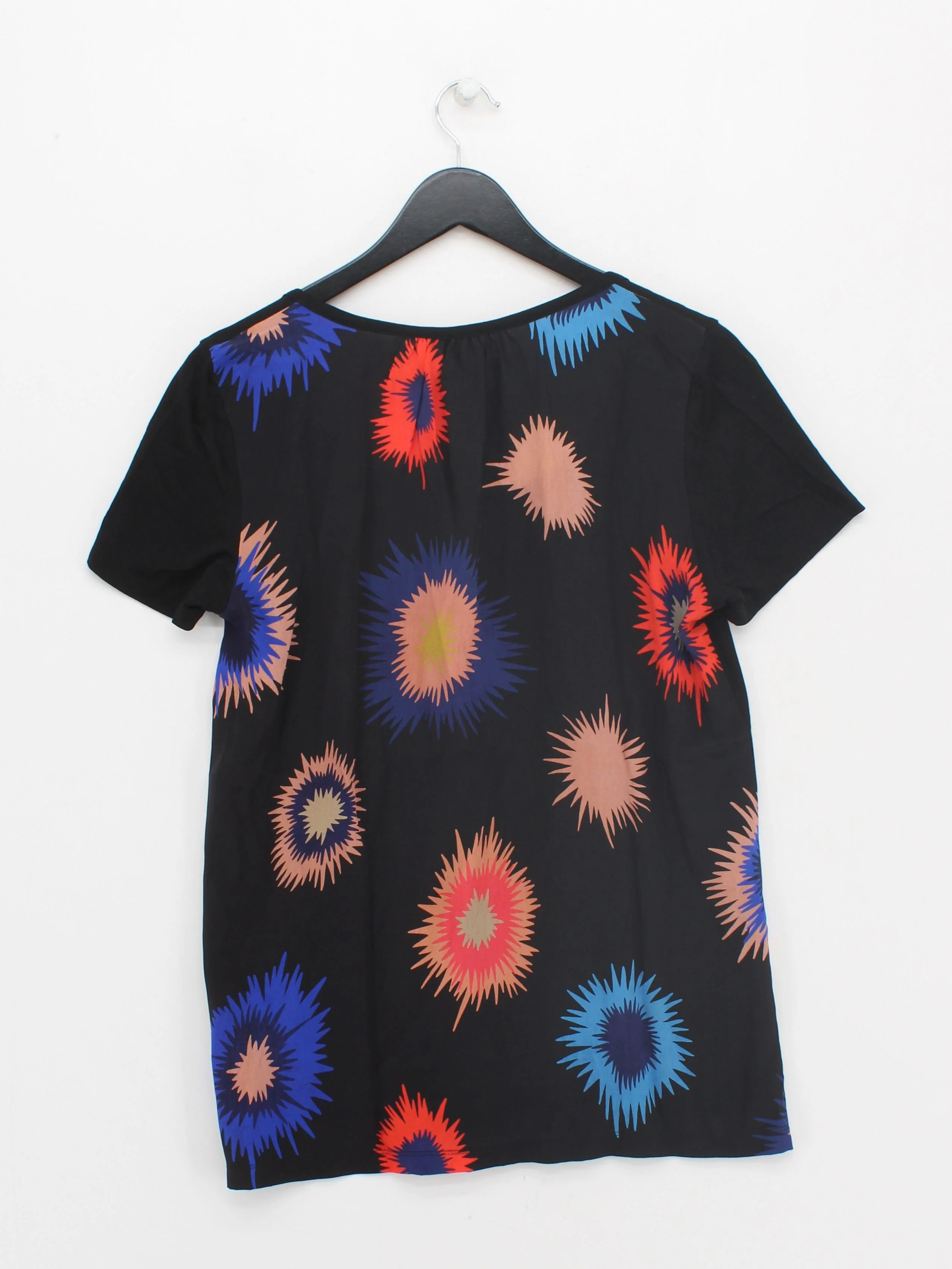 Paul Smith Women's T-Shirt XL Black Lyocell Modal with Silk Basic New with tags - Image 2