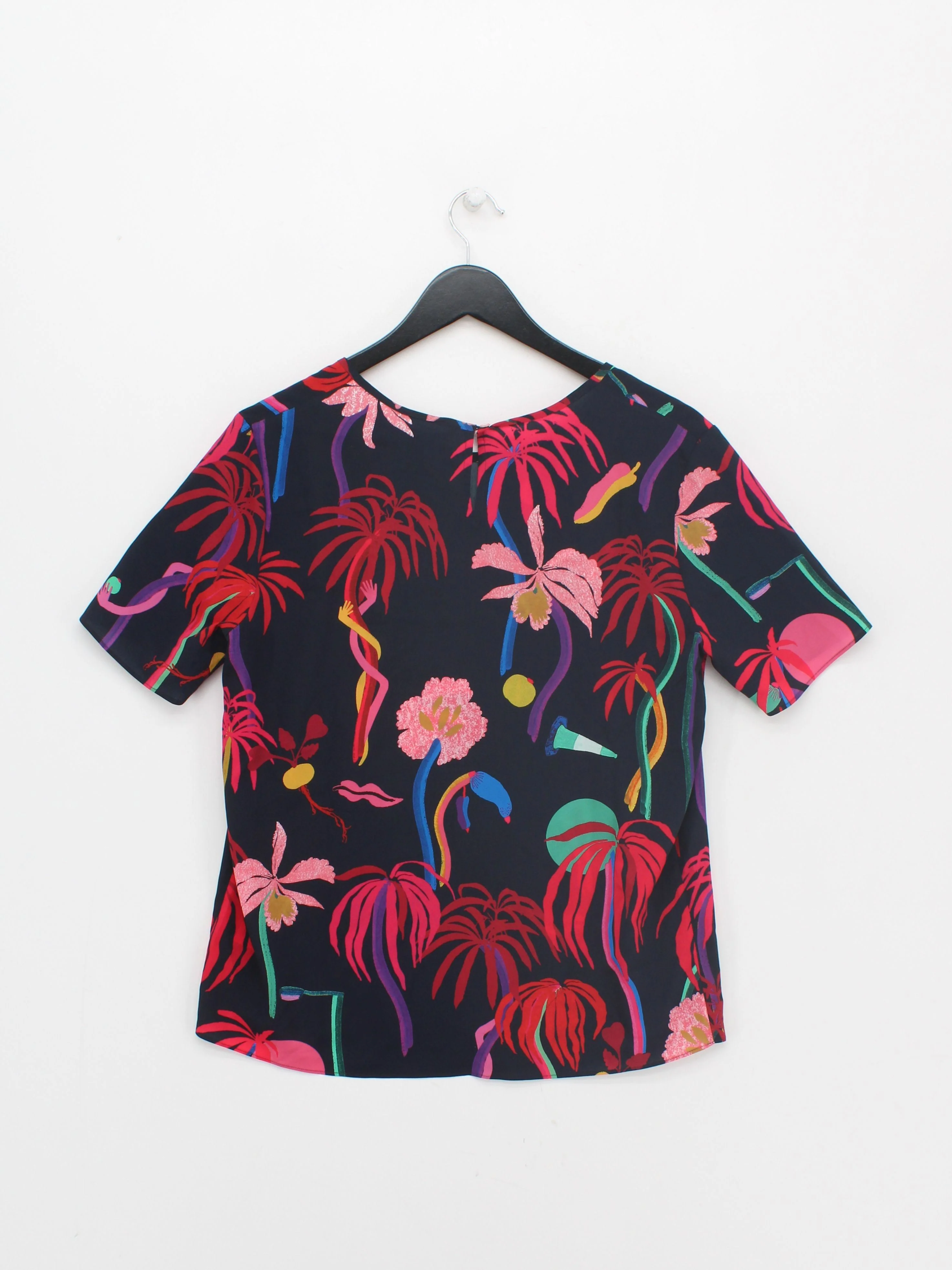 Paul Smith Women's Top L Black 100% Polyester Basic New with tags - Image 2