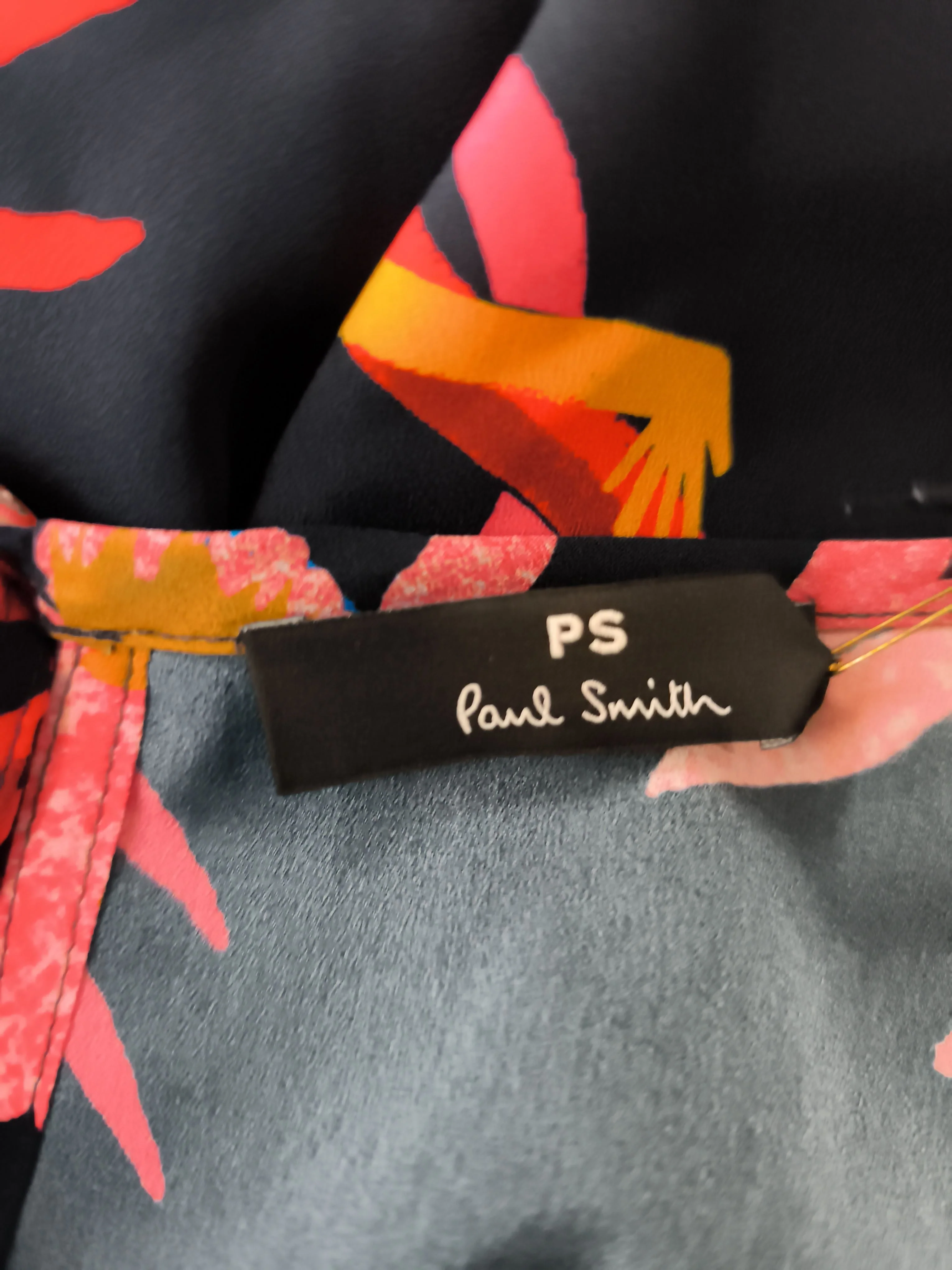 Paul Smith Women's Top L Black 100% Polyester Basic New with tags - Image 5