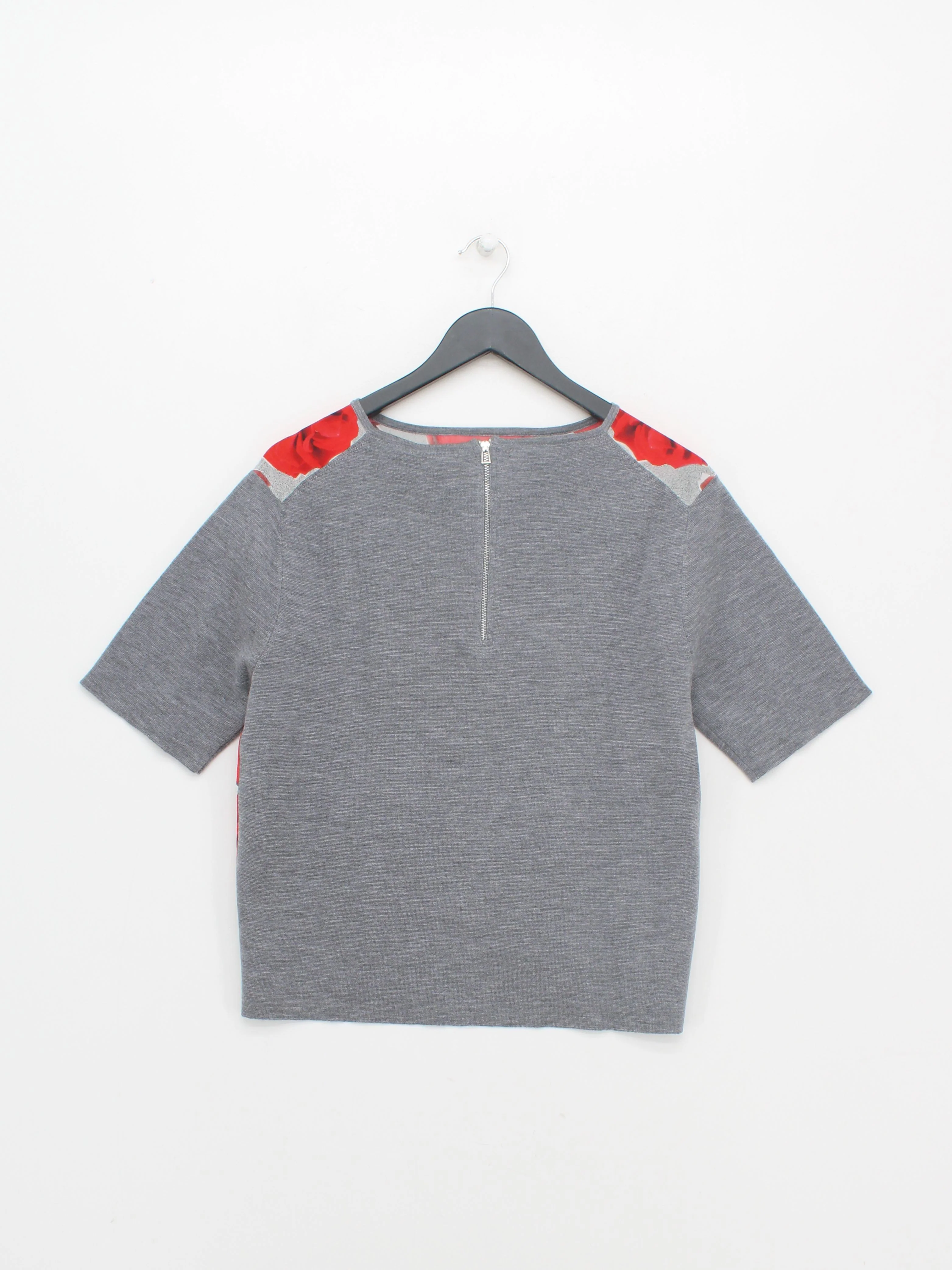 Paul Smith Women's Top M Grey Wool with Silk Basic New with tags - Image 2