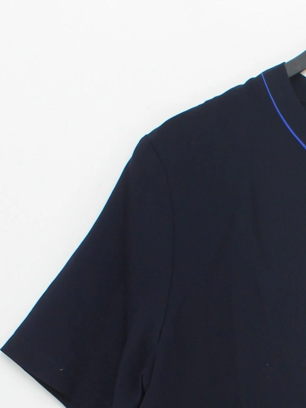 Paul Smith Women's Top UK 16 Blue 100% Silk Basic New with tags - Image 4