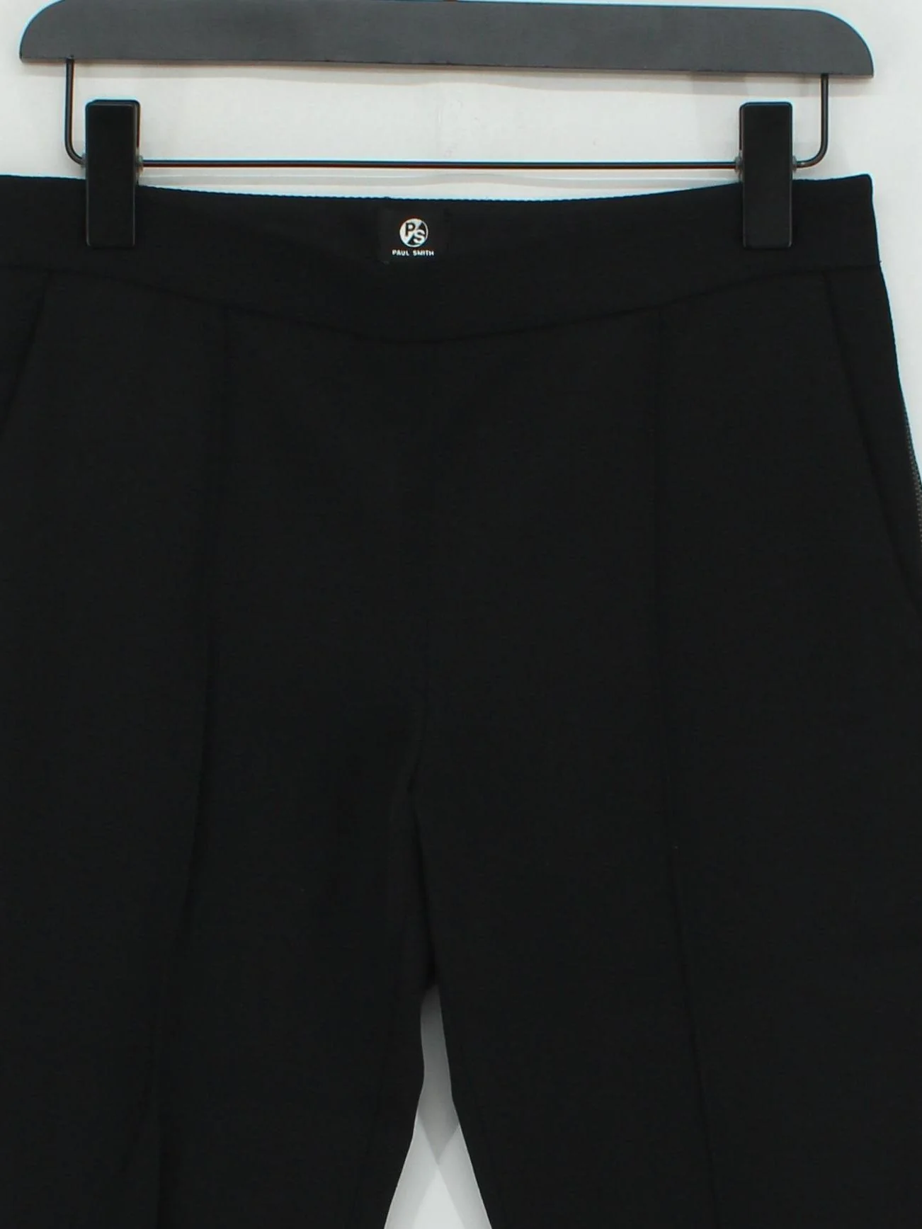Paul Smith Women's Trousers UK 12 Black Wool with Viscose Chino New with tags - Image 3