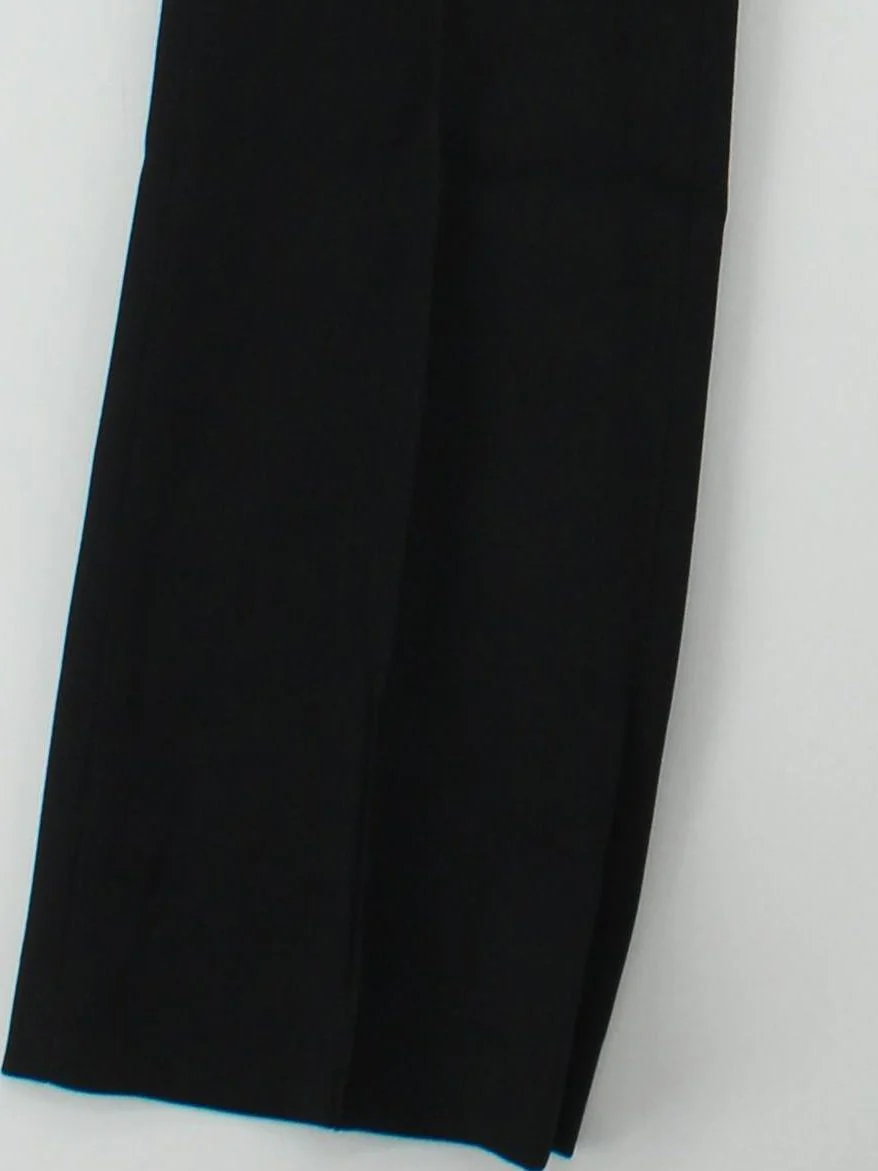 Paul Smith Women's Trousers UK 12 Black Wool with Viscose Chino New with tags - Image 4