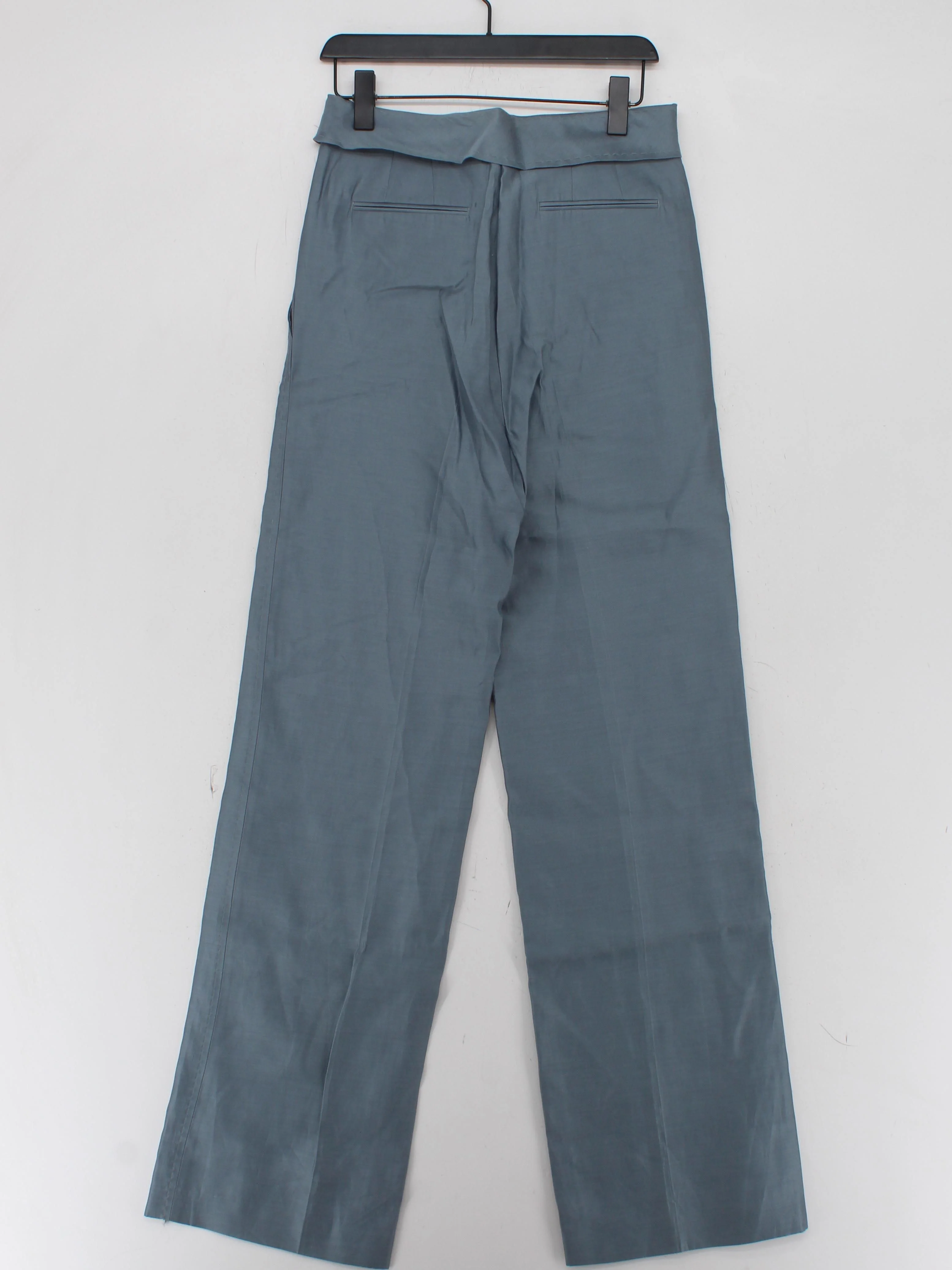 Paul Smith Women's Trousers UK 12 Blue Cotton New with tags - Image 2