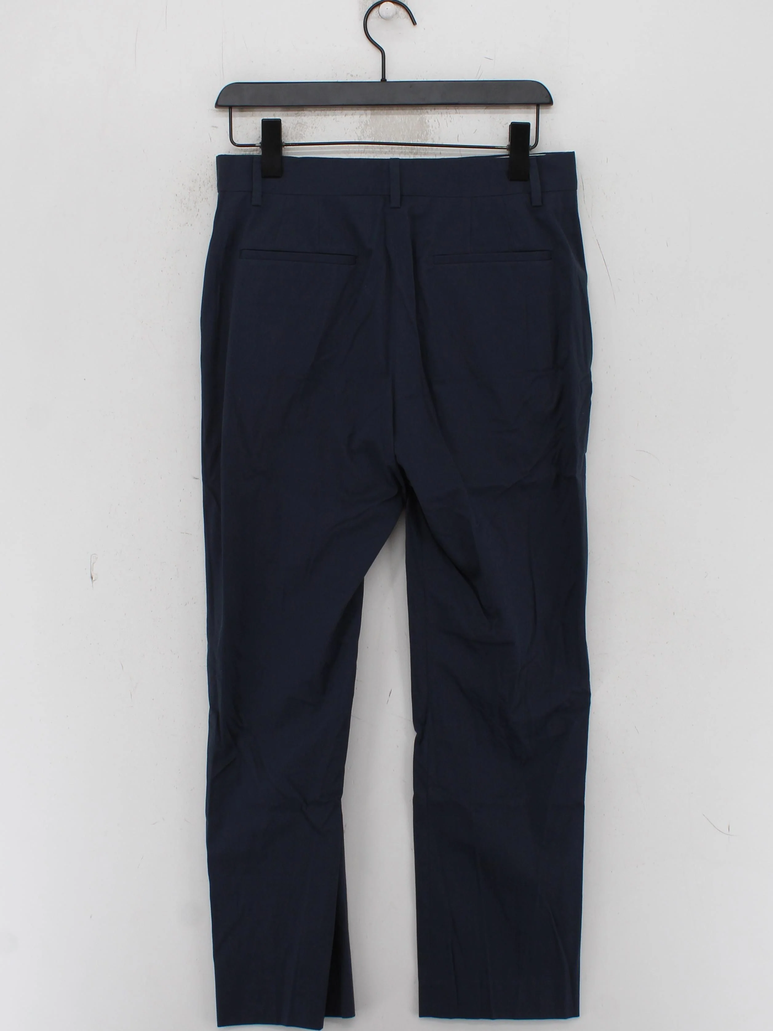 Paul Smith Women's Trousers UK 12 Blue Cotton with Elastane Straight Chino - Image 2