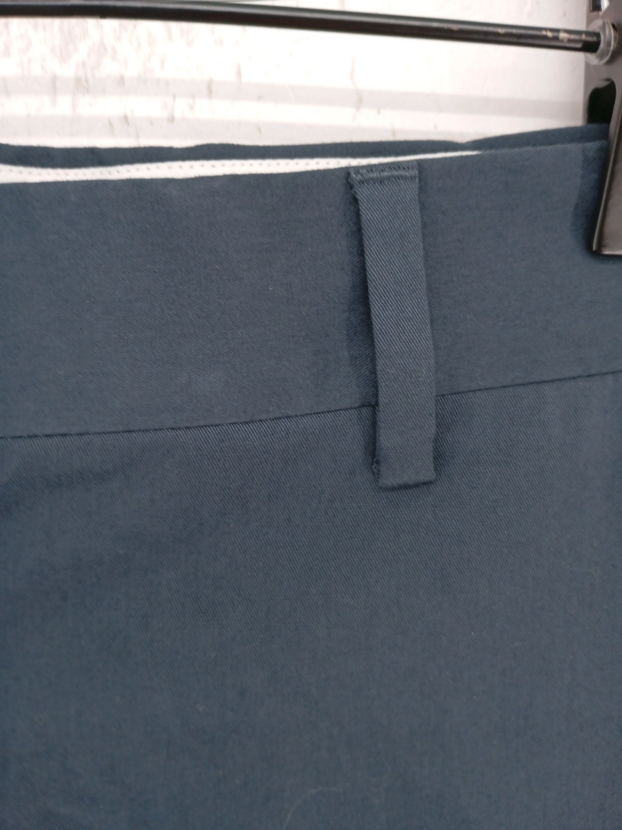 Paul Smith Women's Trousers UK 12 Blue Cotton with Elastane Straight Chino - Image 5
