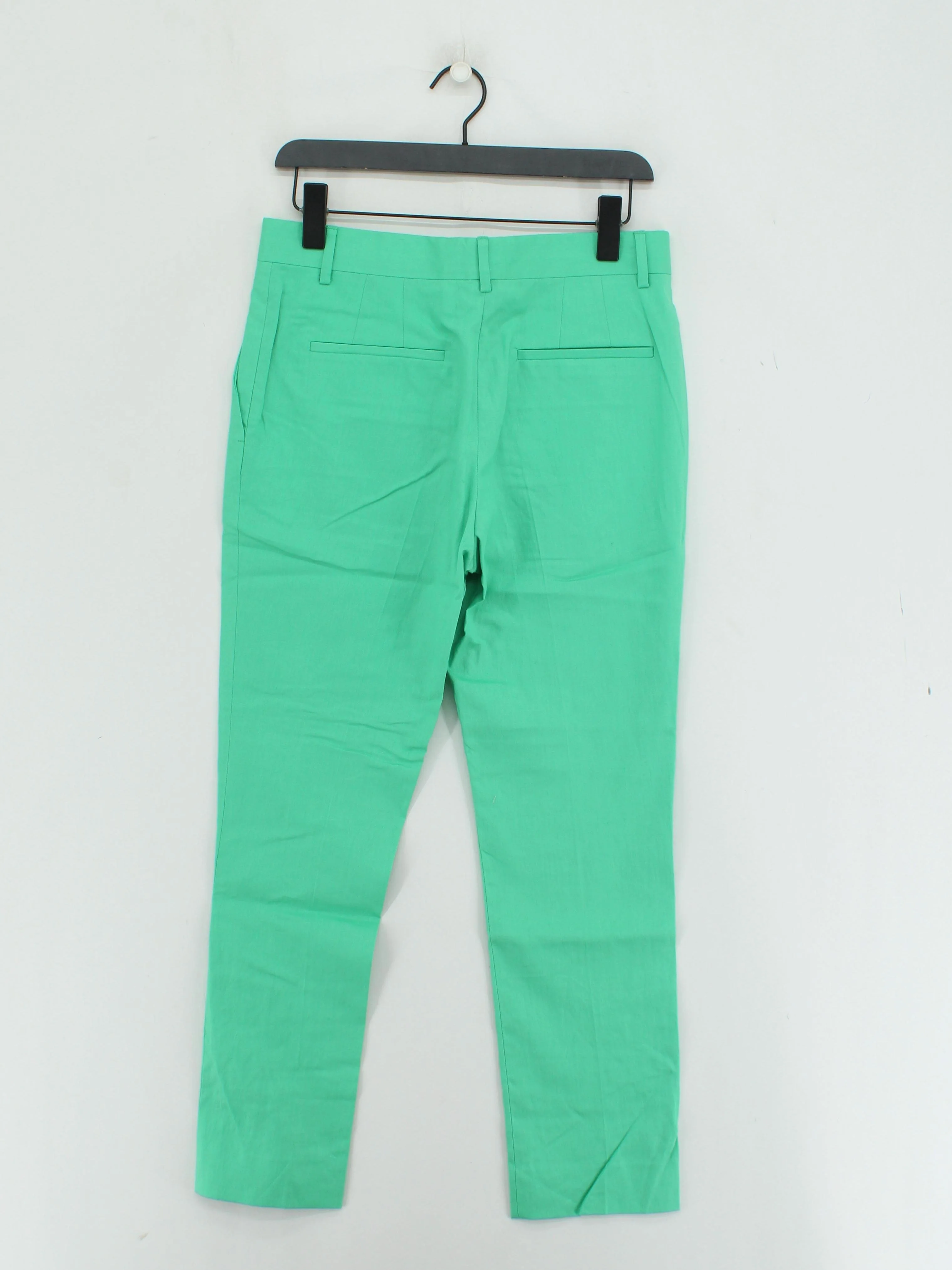 Paul Smith Women's Trousers UK 12 Green 100% Other Tapered Chino New with tags - Image 2
